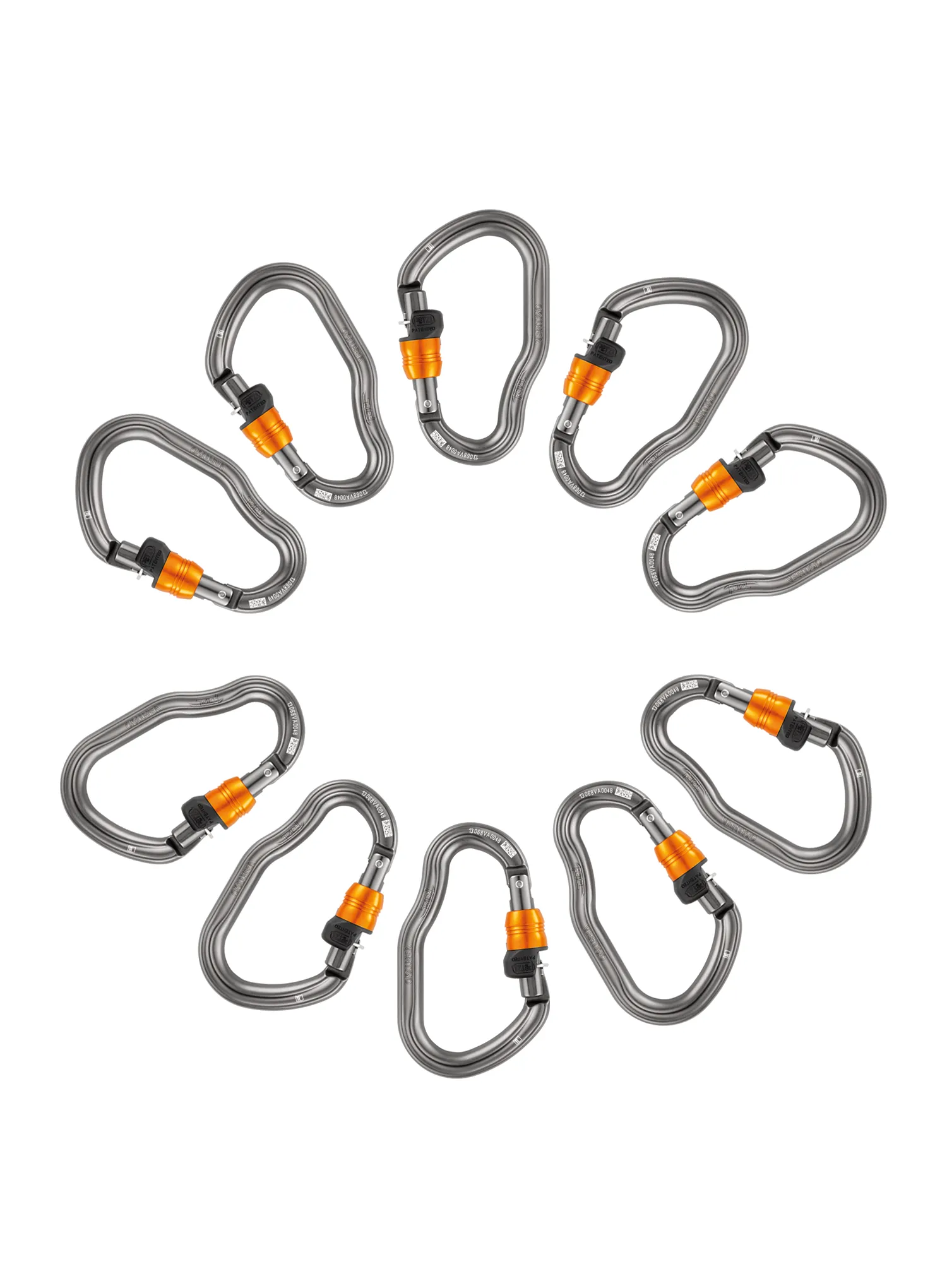 Karabineri Petzl Vertigo Wire-Lock 10- Pack