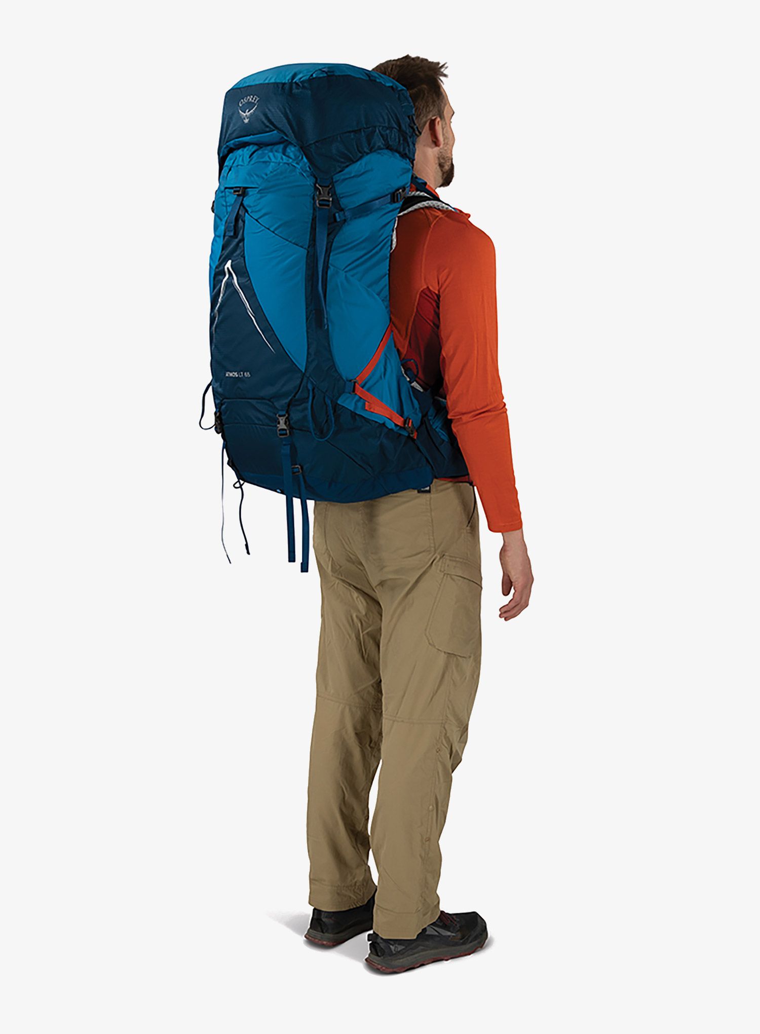 Planinarski ruksak Osprey Atmos AG LT 65 - night shift/scoria blue