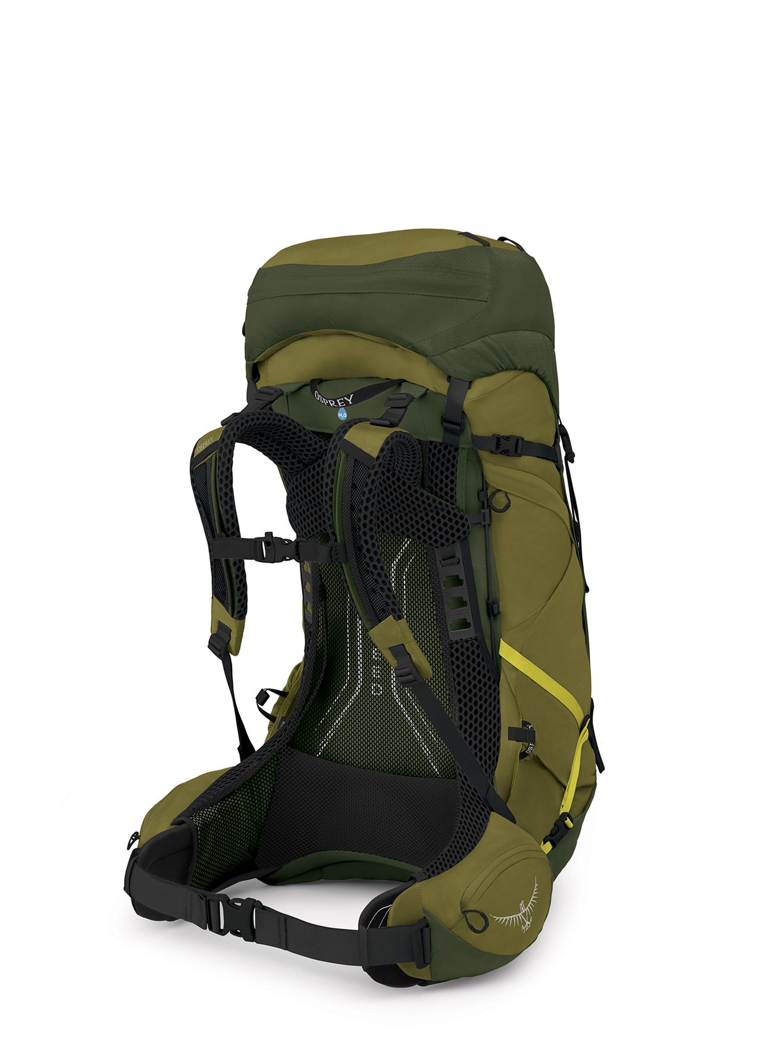 Trekking ruksak Osprey Atmos AG LT 50 - scenic valley/green peppercorn