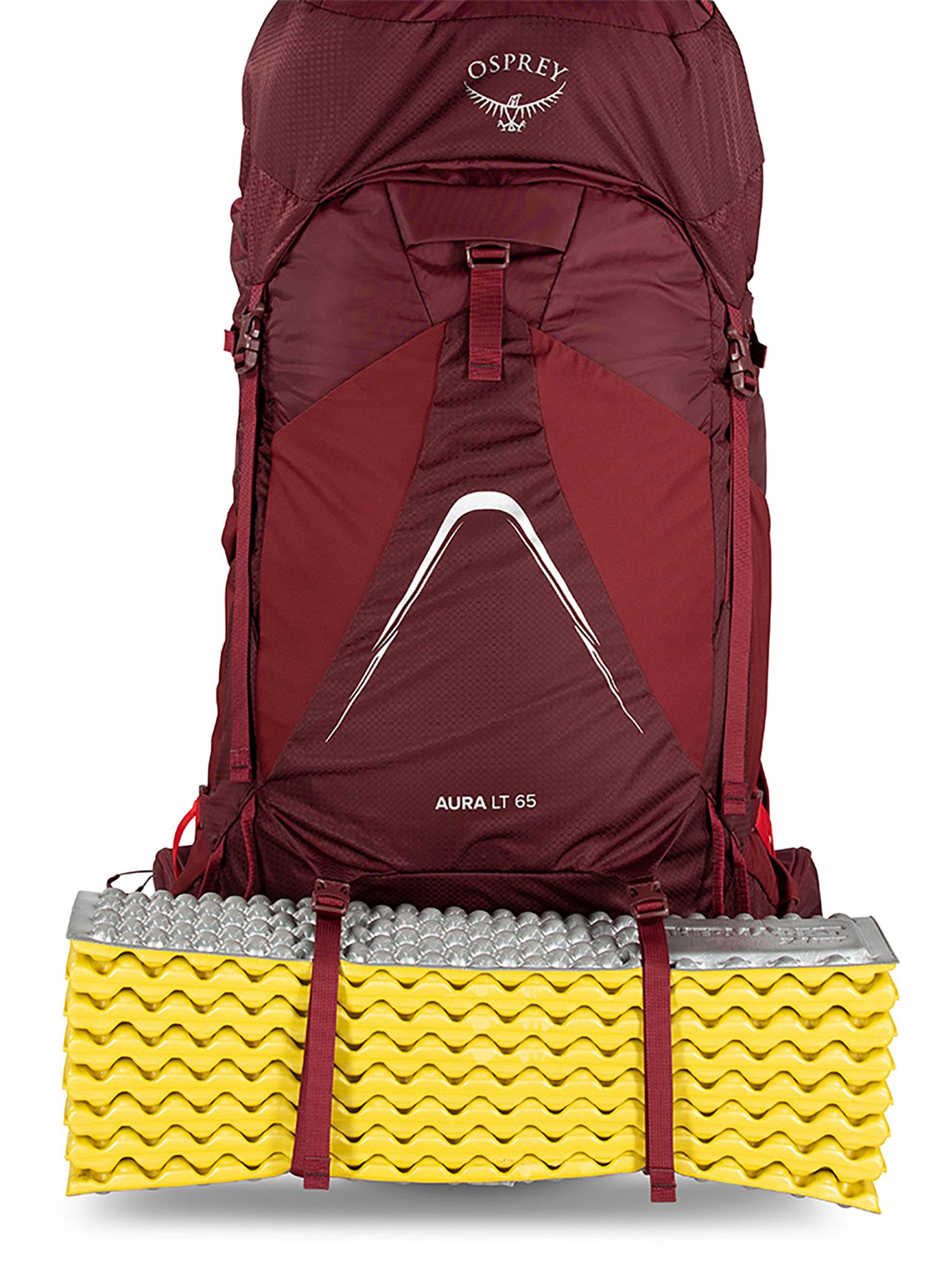 Ženski trekking ruksak Osprey Aura AG LT 65 - antidote purple