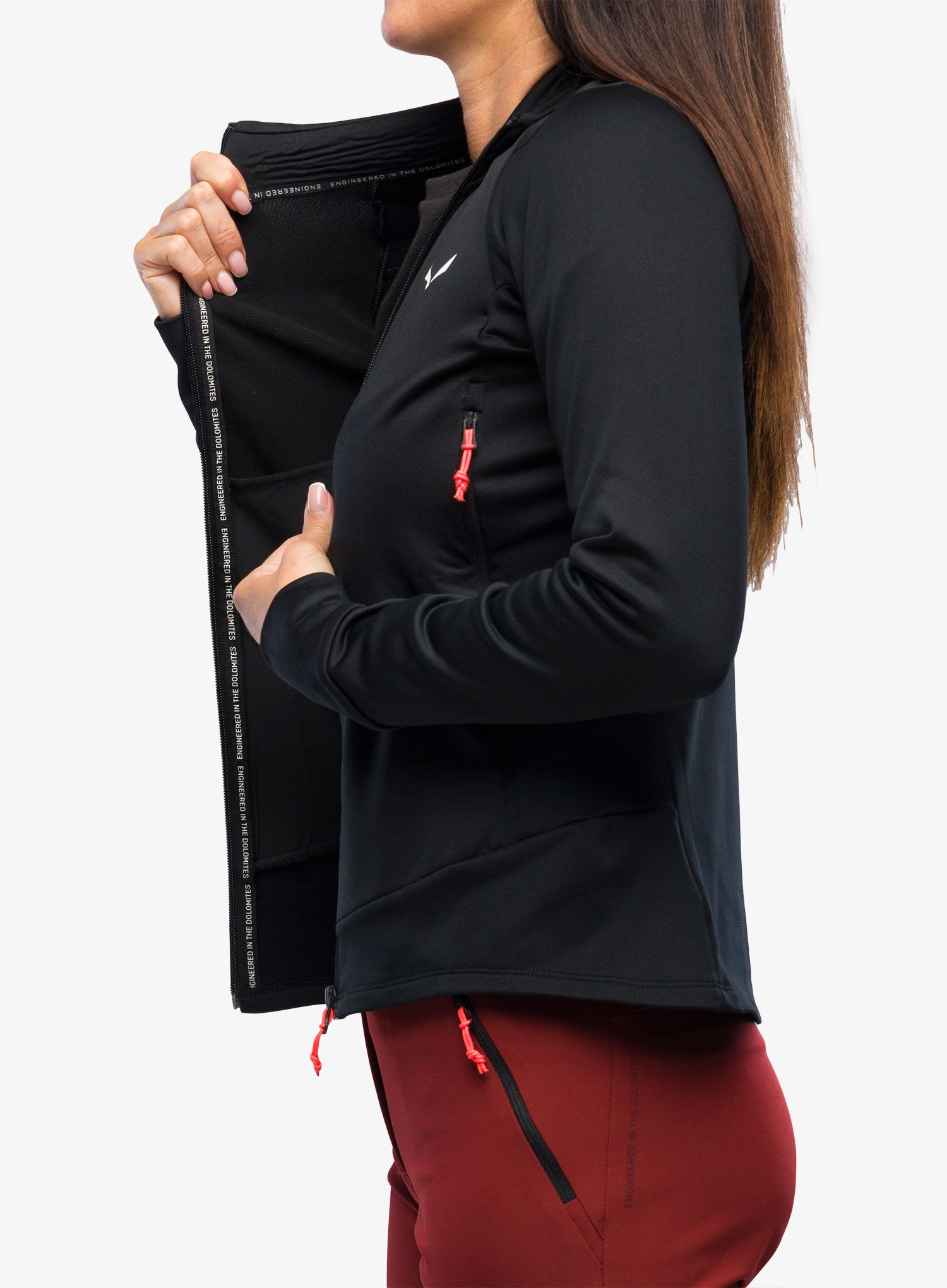 Ženska jakna od flisa Salewa Puez PL Jacket - black