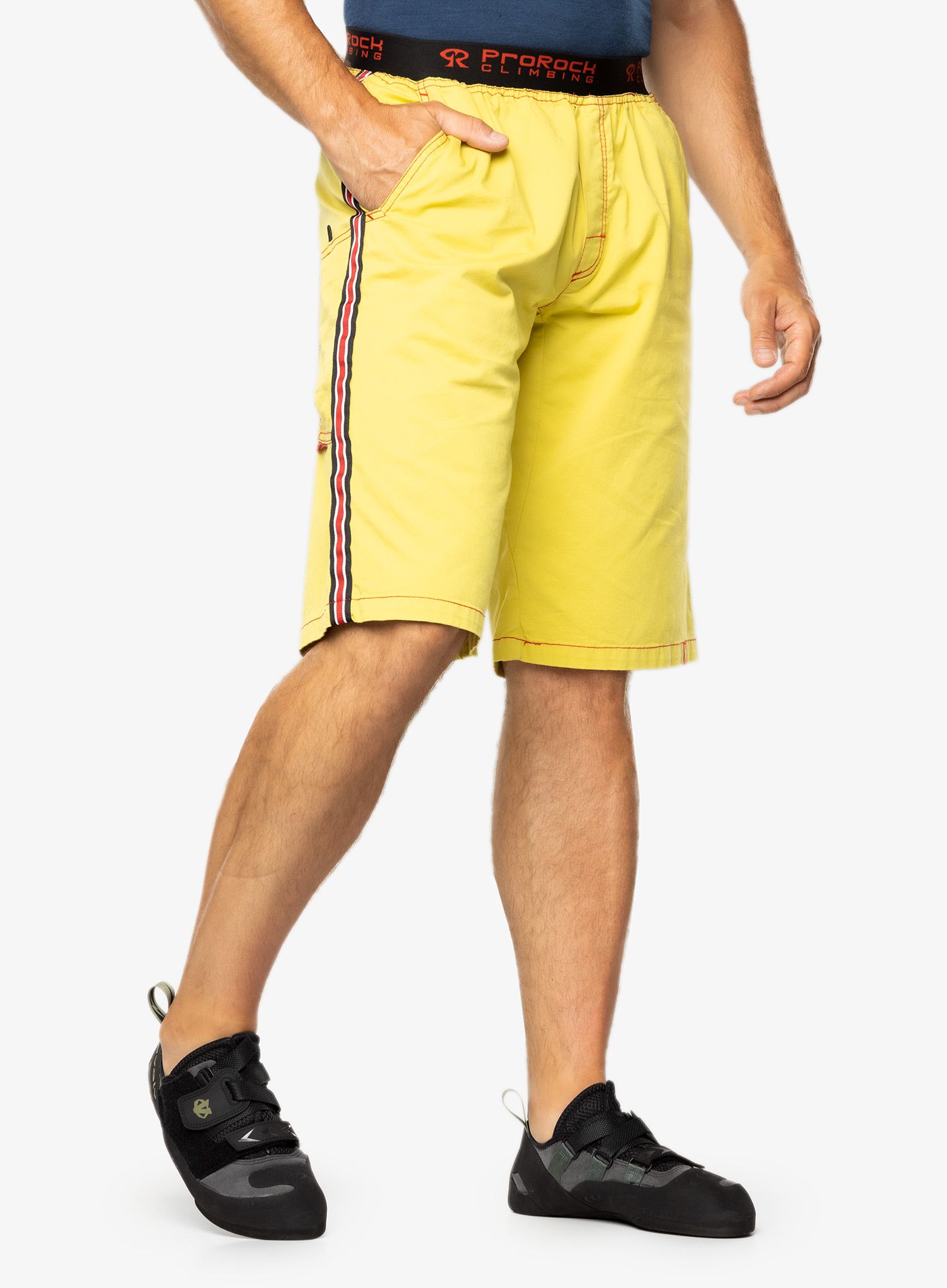 Penjačke kratke hlače ProRock Roca Shorts - funky yellow