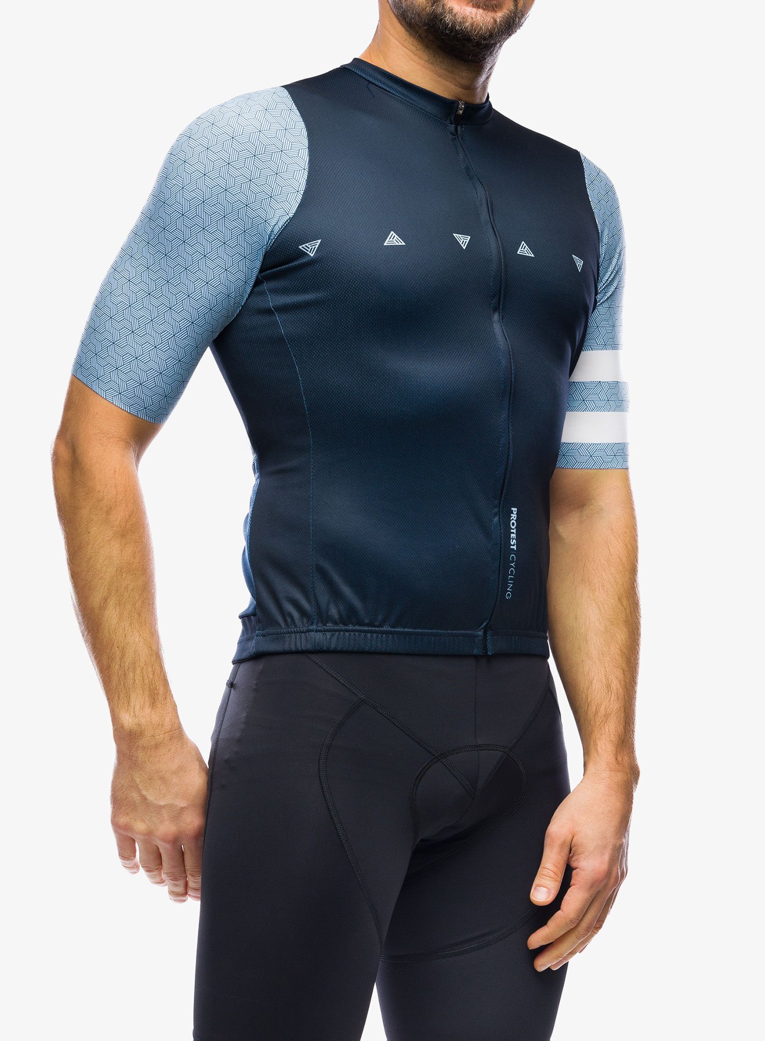 Biciklistička majica Protest Prtbartali Cycling Jersey Short Sleeve - night skyblue