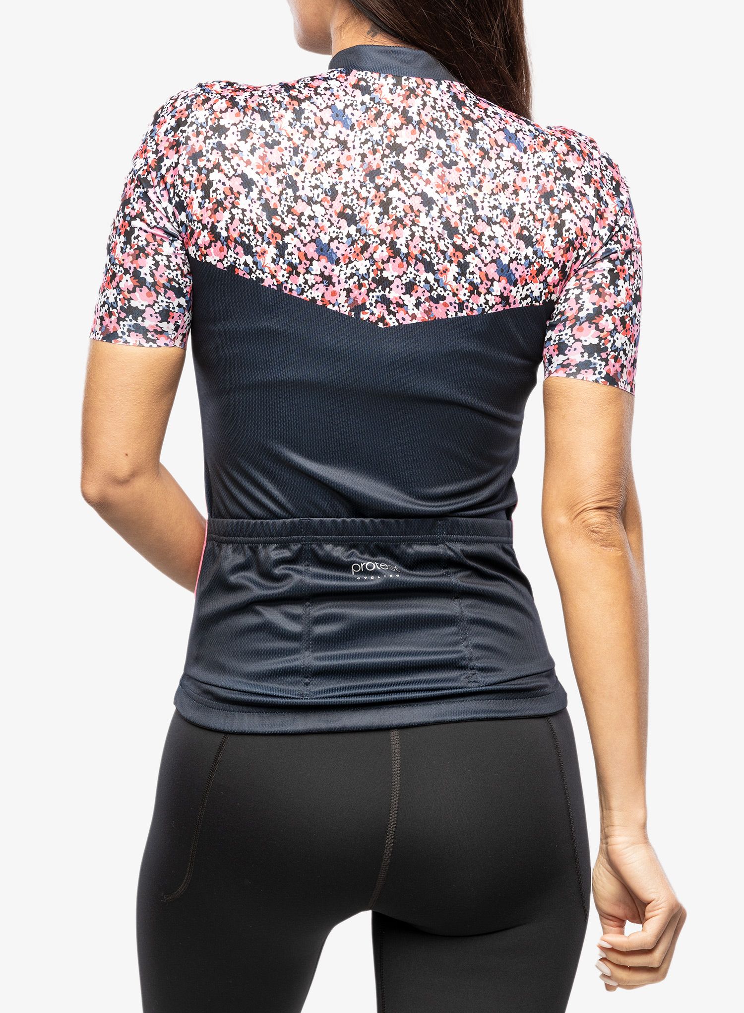 Ženska biciklistička majica Protest Prtcacao Cycling Jersey Short Sleeve - pink tulip