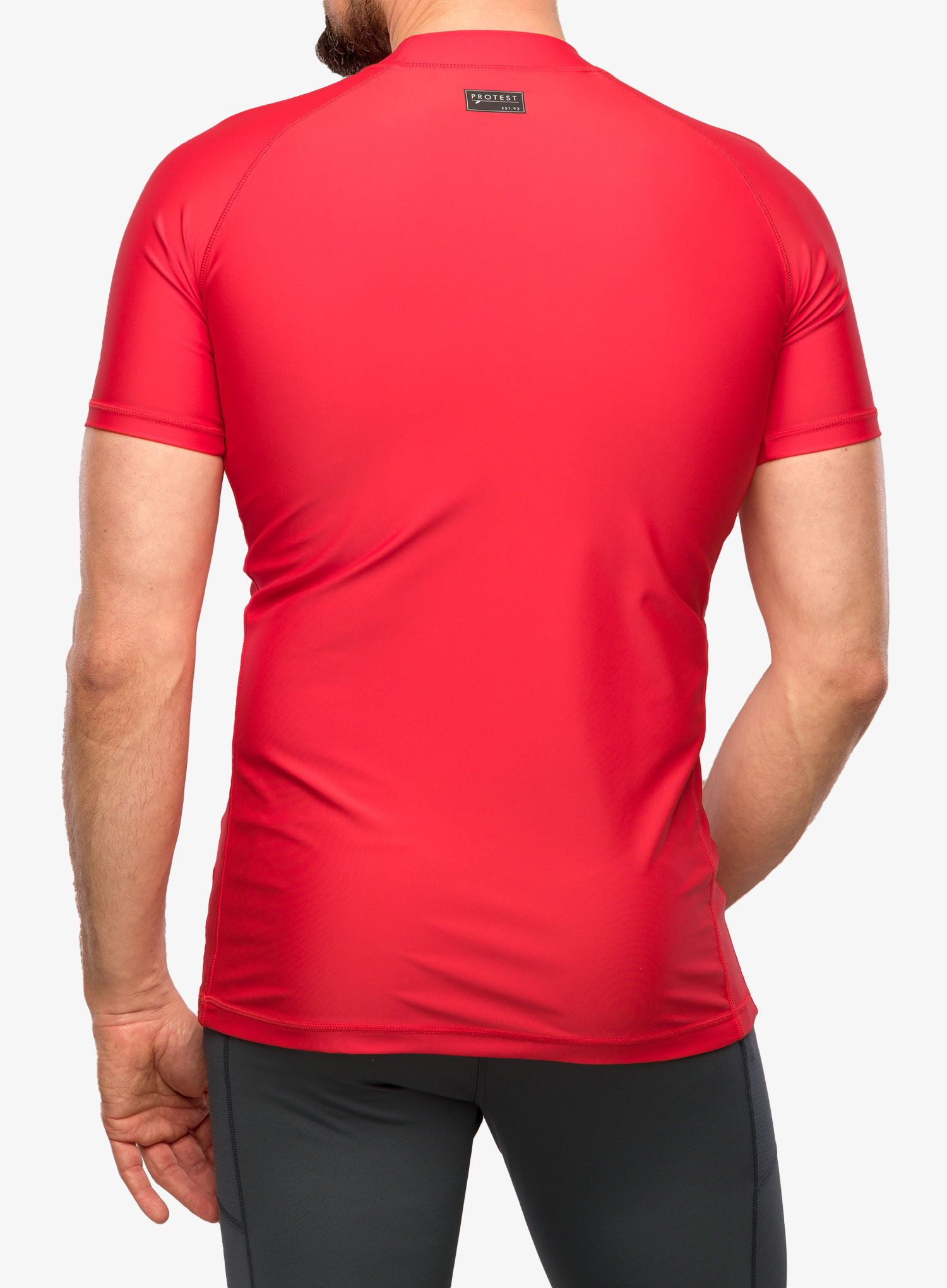 Majica s tiskom Protest Prtcater Lycra - tomato