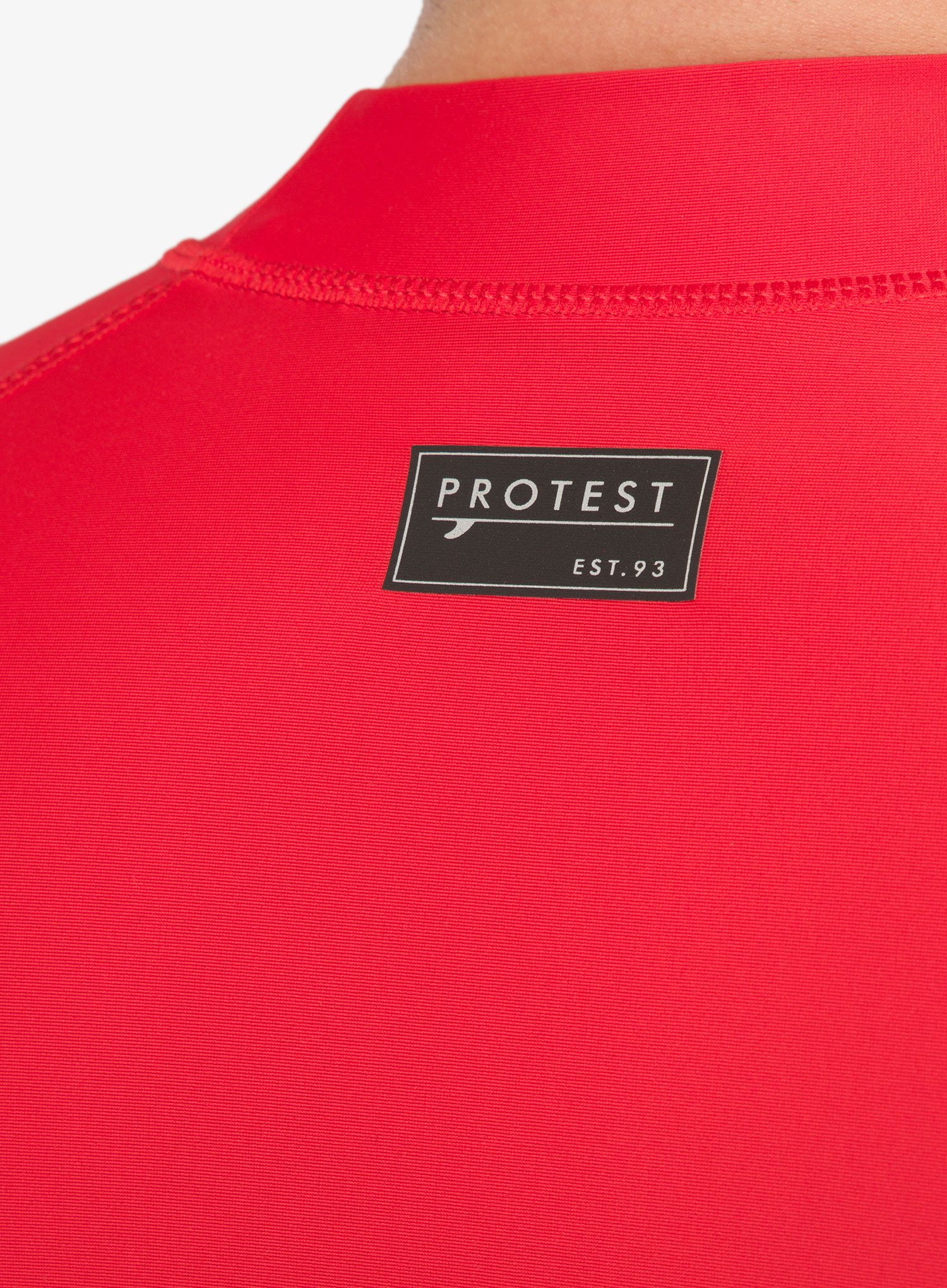 Majica s tiskom Protest Prtcater Lycra - tomato