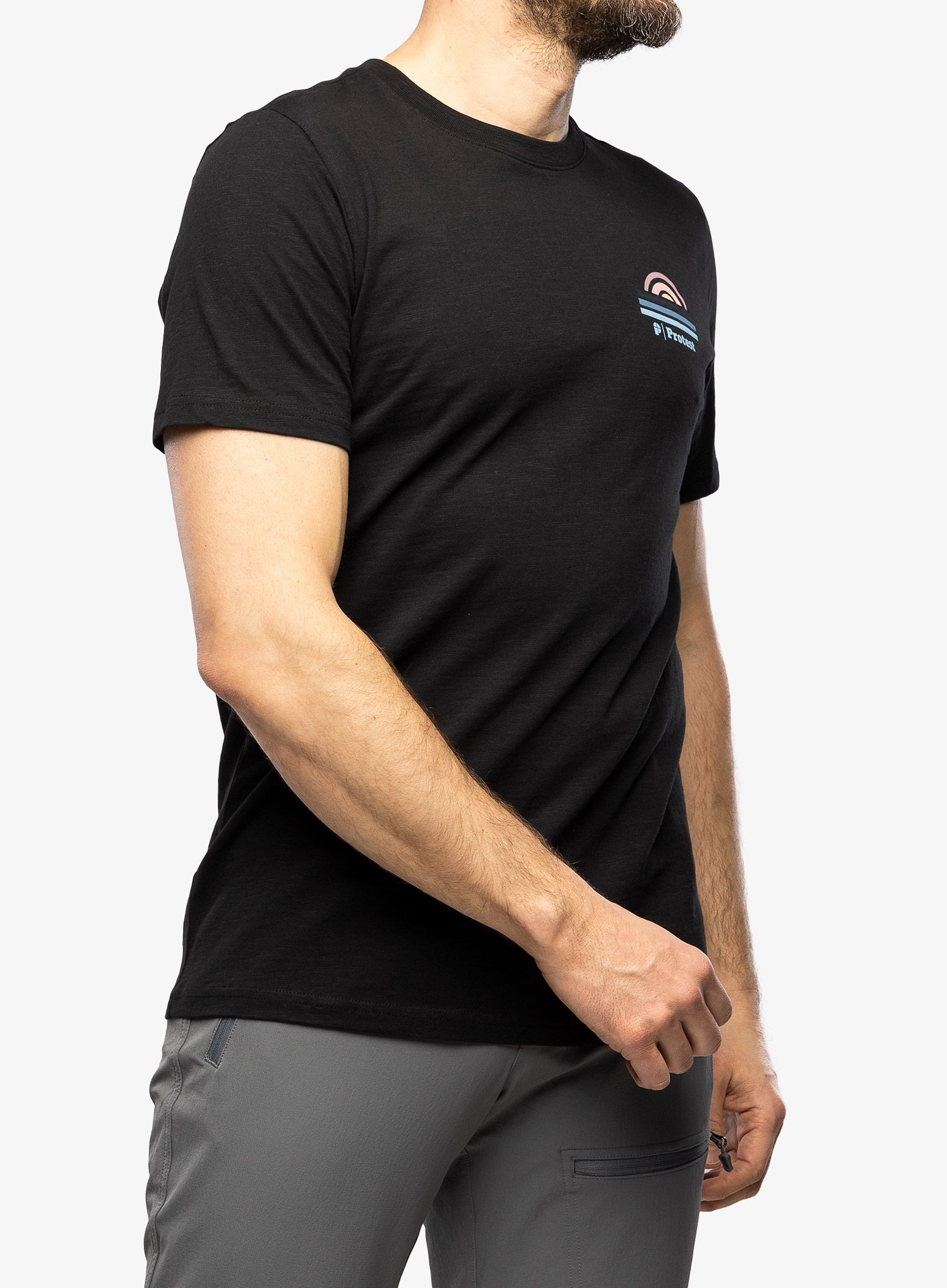 Majica s tiskom Protest Prtholbox T-Shirt - true black