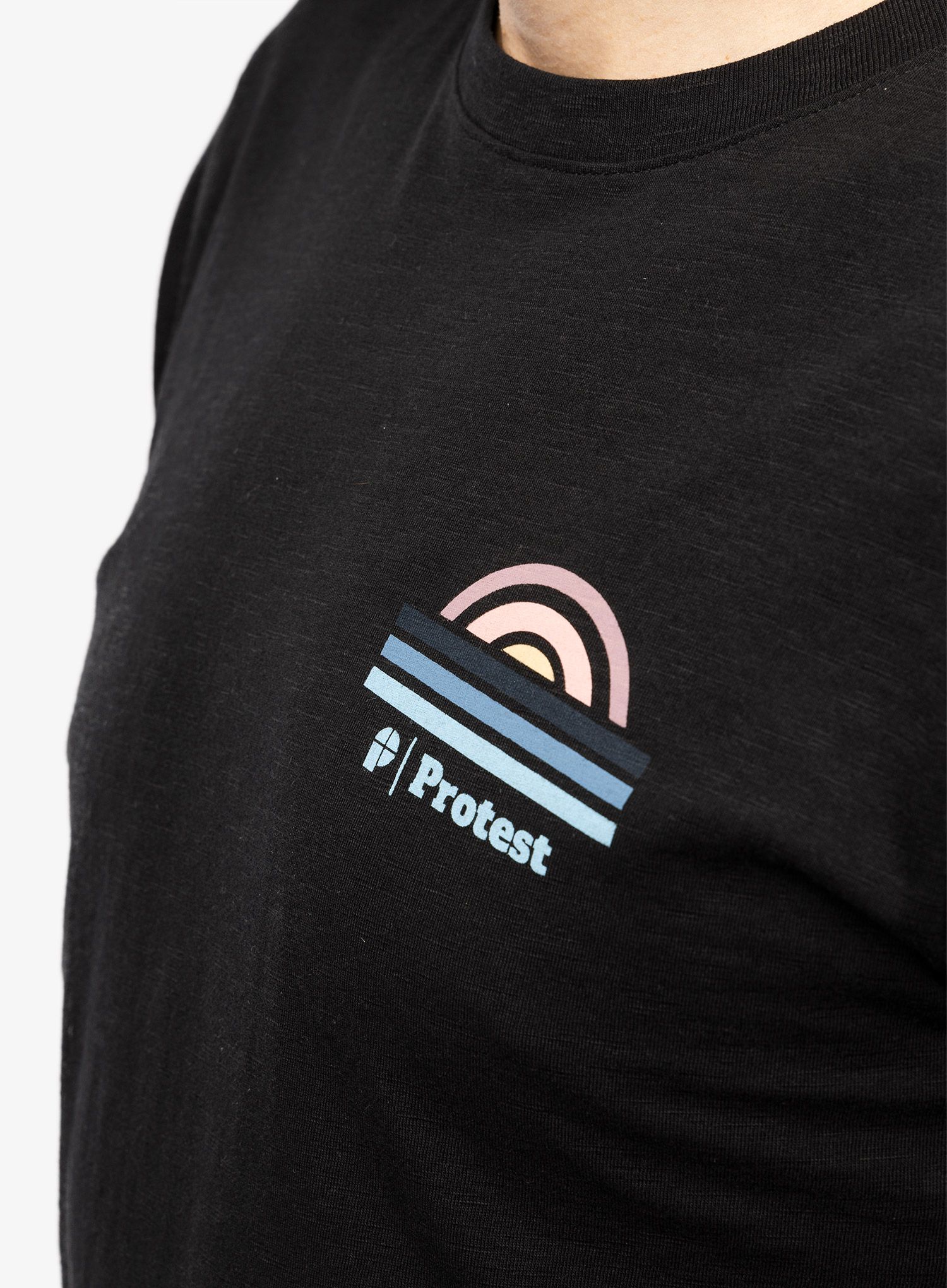 Majica s tiskom Protest Prtholbox T-Shirt - true black