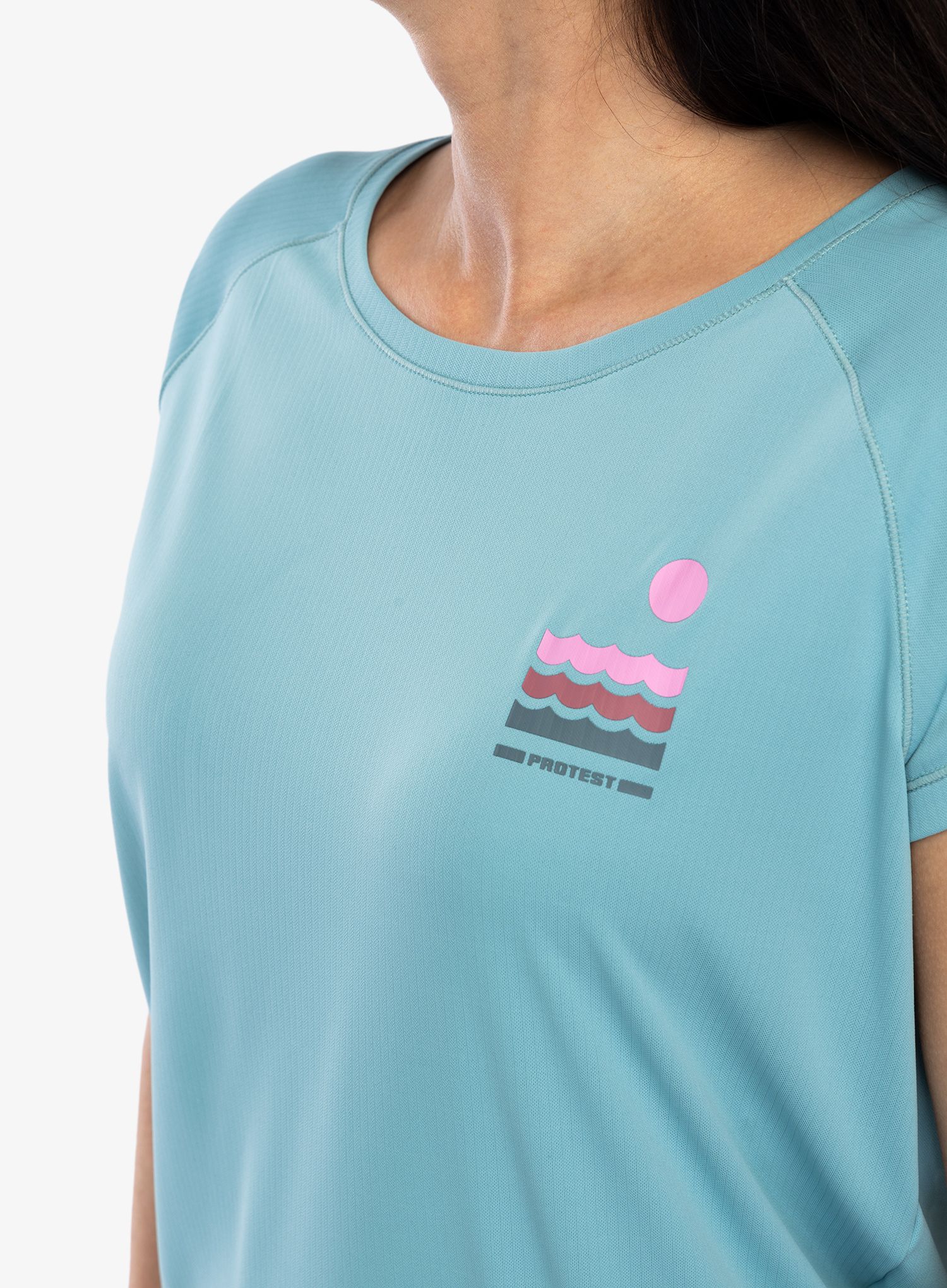 Ženska brzosušeća majica Protest Prtixy Surf T Short Sleeves - vision blue
