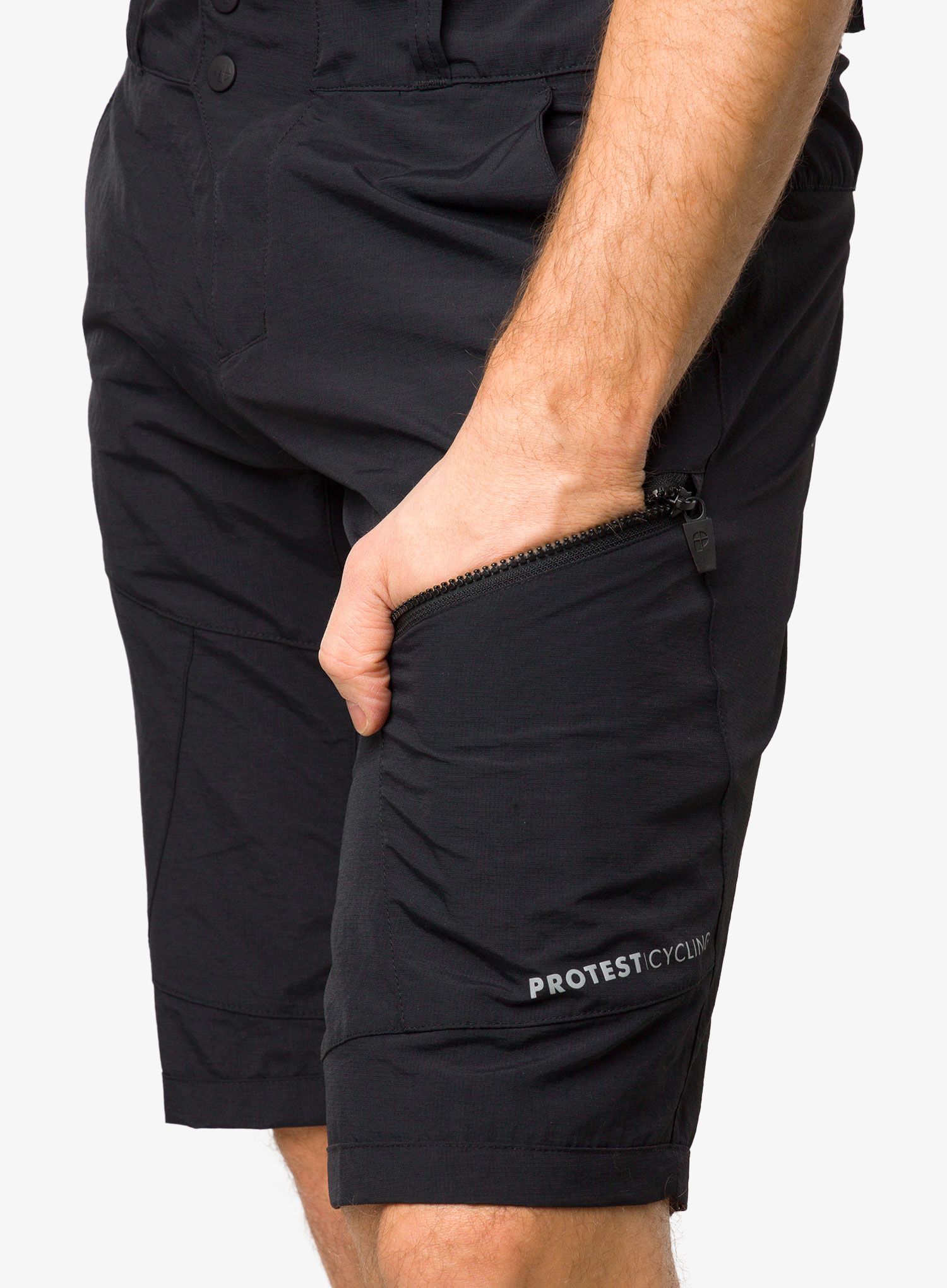 Kratke hlače MTB Protest Prtleezer Cycling Shorts - true black