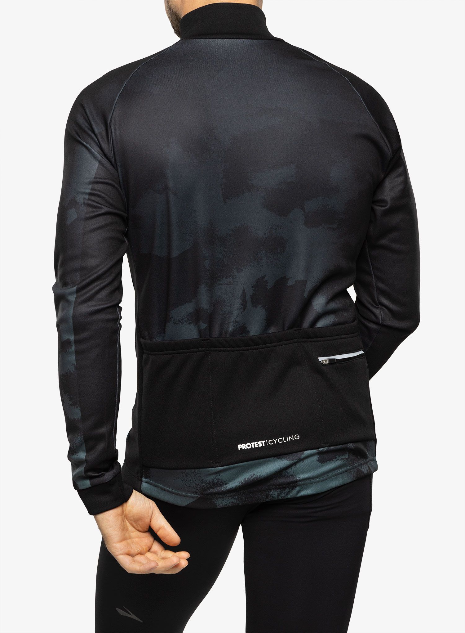 Biciklistička dukserica Protest Prtpoppel Cycling Jacket - true black