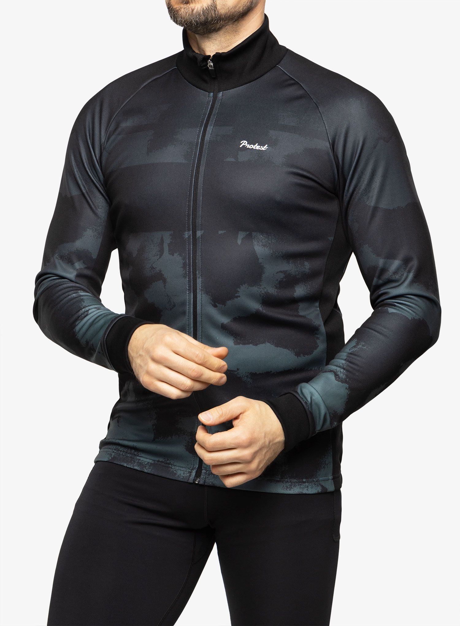 Biciklistička dukserica Protest Prtpoppel Cycling Jacket - true black