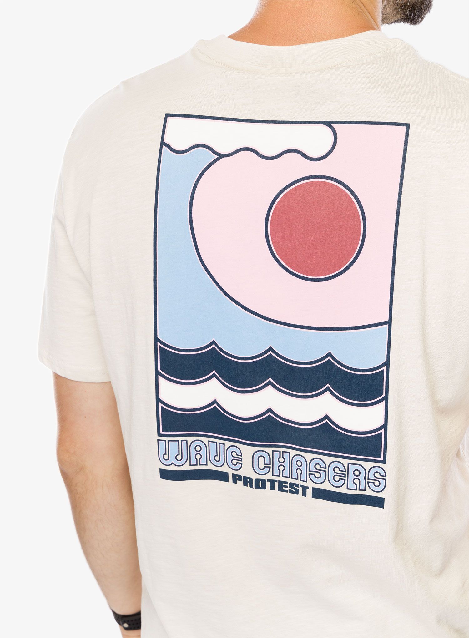 Pamučna majica Protest Prtrudge T-Shirt - kit off white