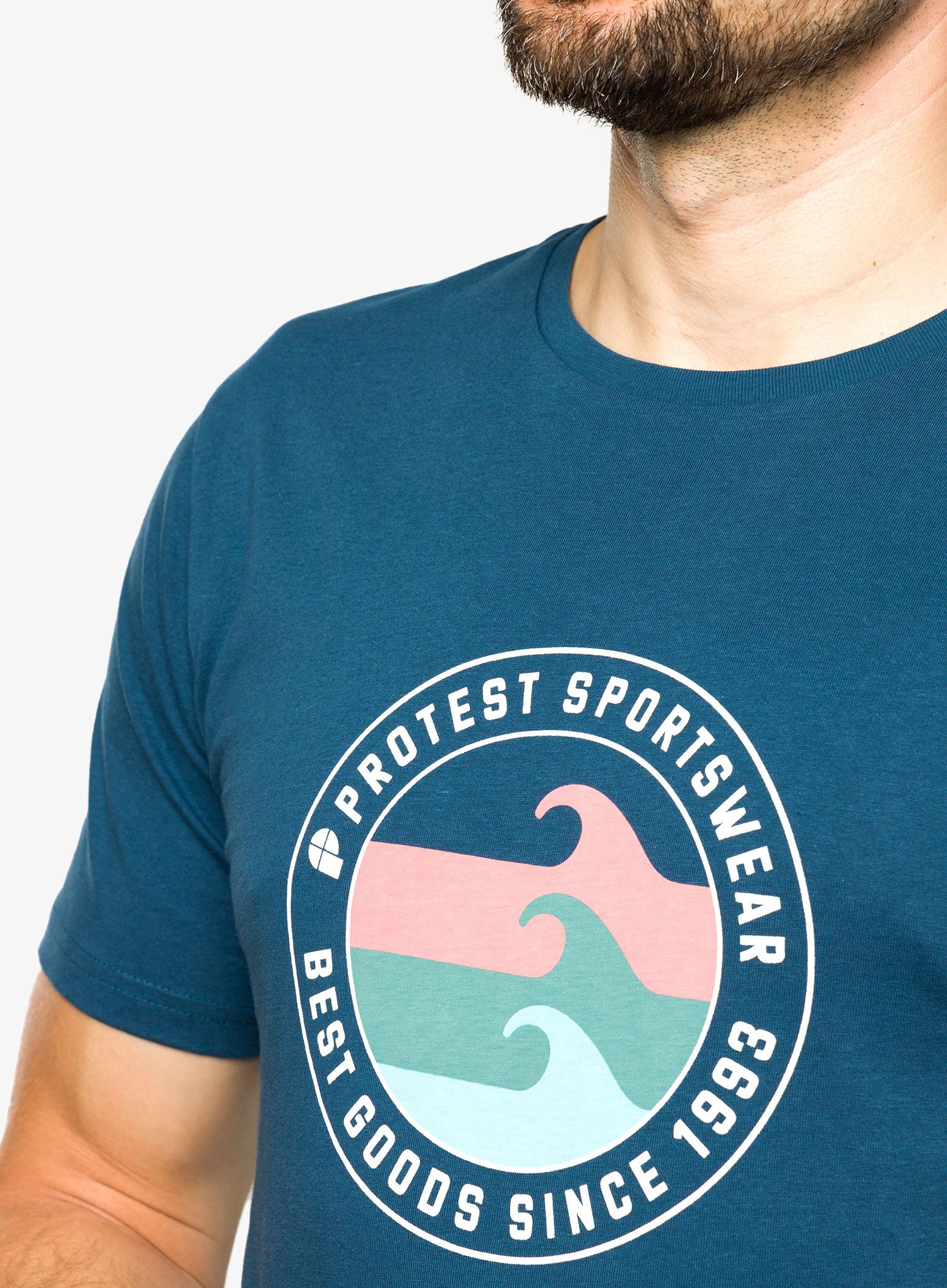 Majica s tiskom Protest Prtsharm T-Shirt - blue