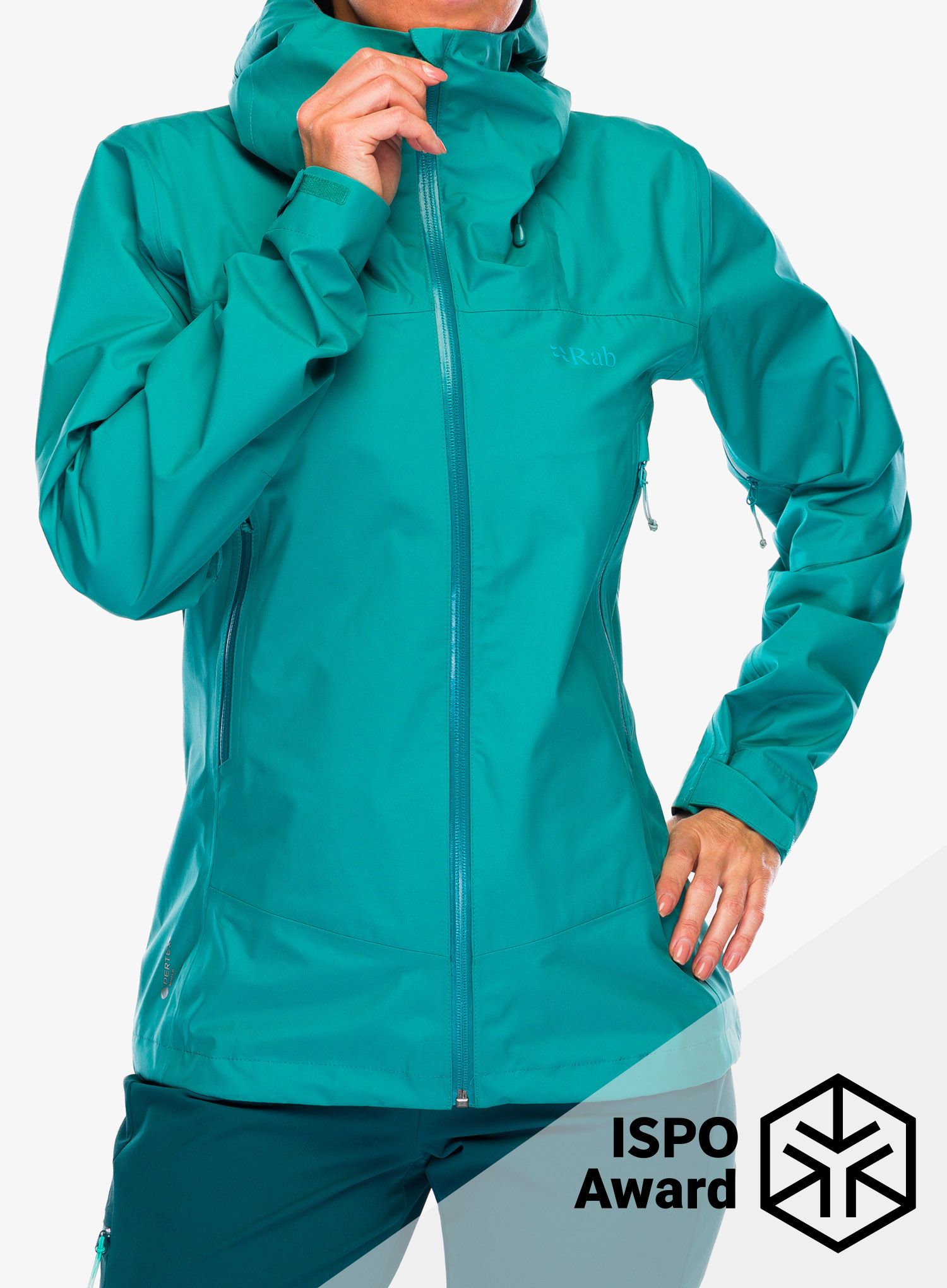 Ženska jakna Rab Arc Eco Jacket - storm green
