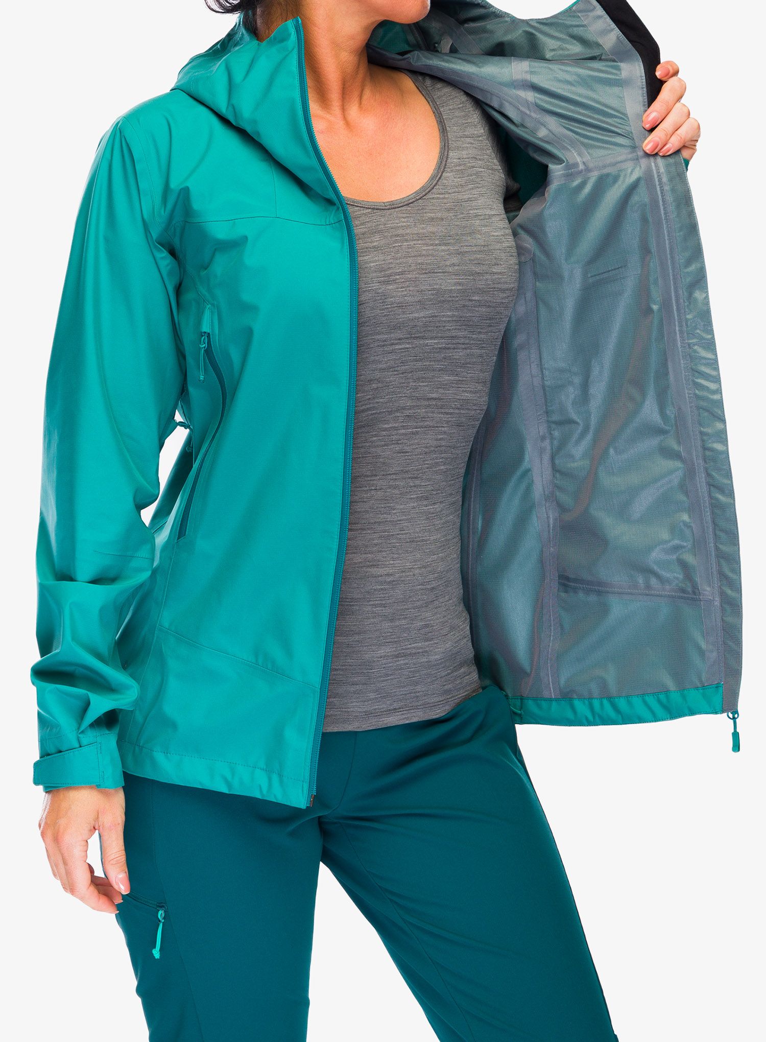 Ženska jakna Rab Arc Eco Jacket - storm green