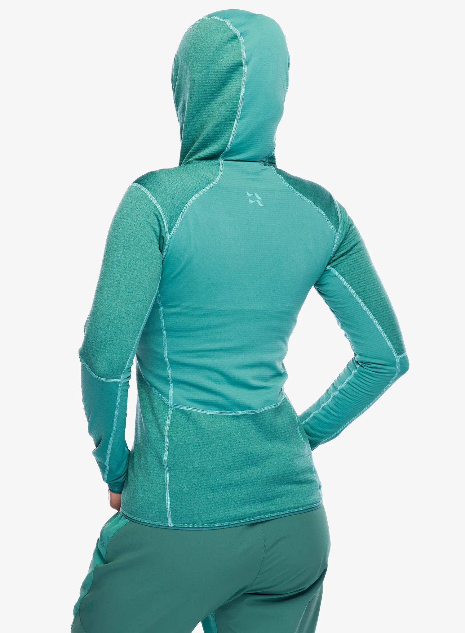 Dukserica s kapuljačom ženska Rab Ascendor Hoody - eucalyptus
