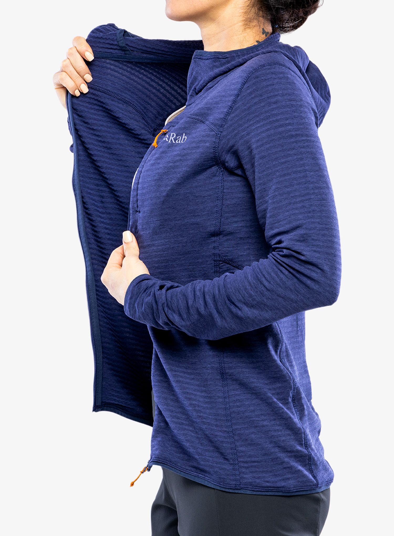 Dukserica s kapuljačom ženska Rab Ascendor Light Hoody - patriot blue