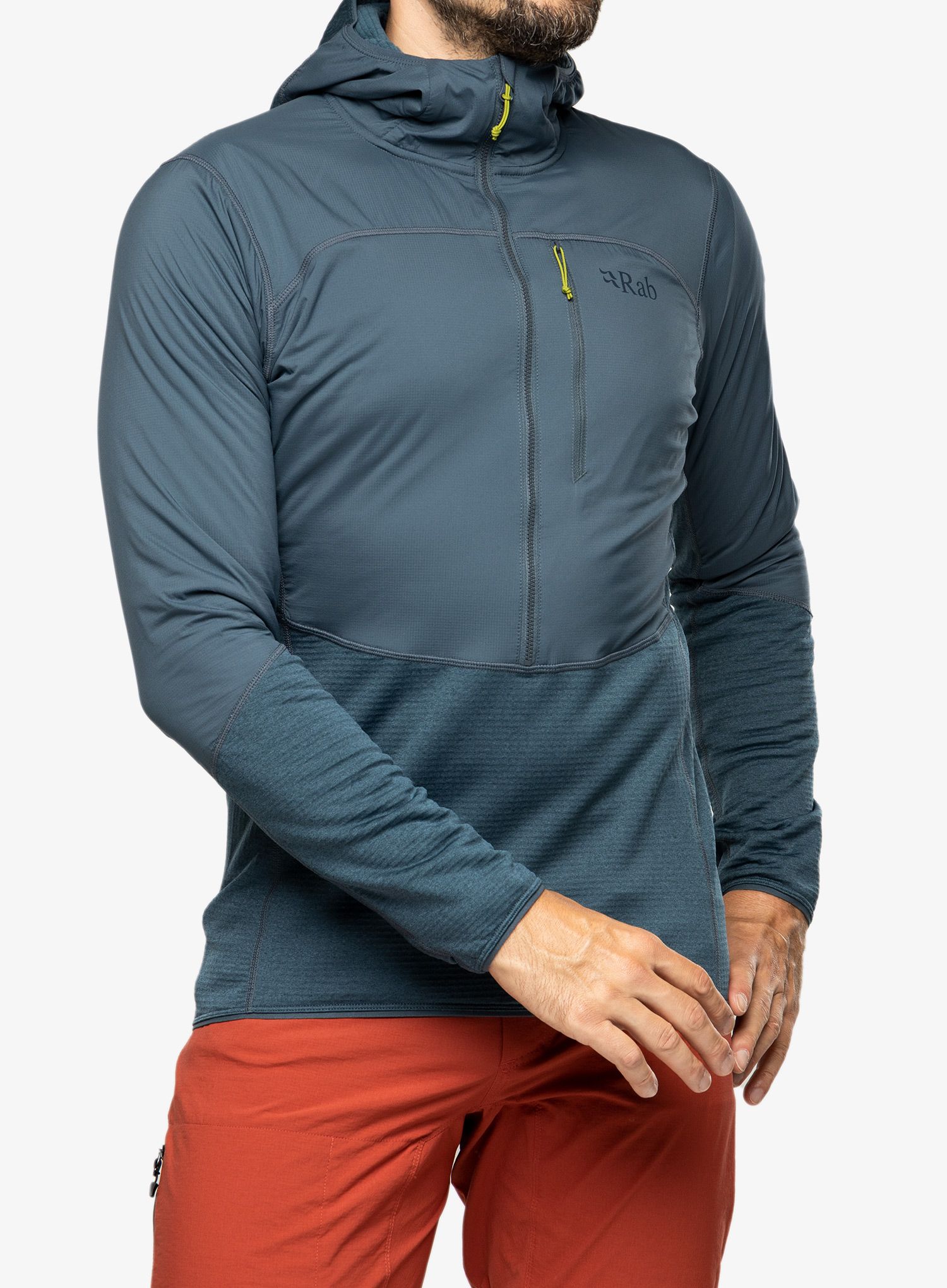 Dukserica na otkopčavanje Rab Ascendor Summit Hoody - orion blue