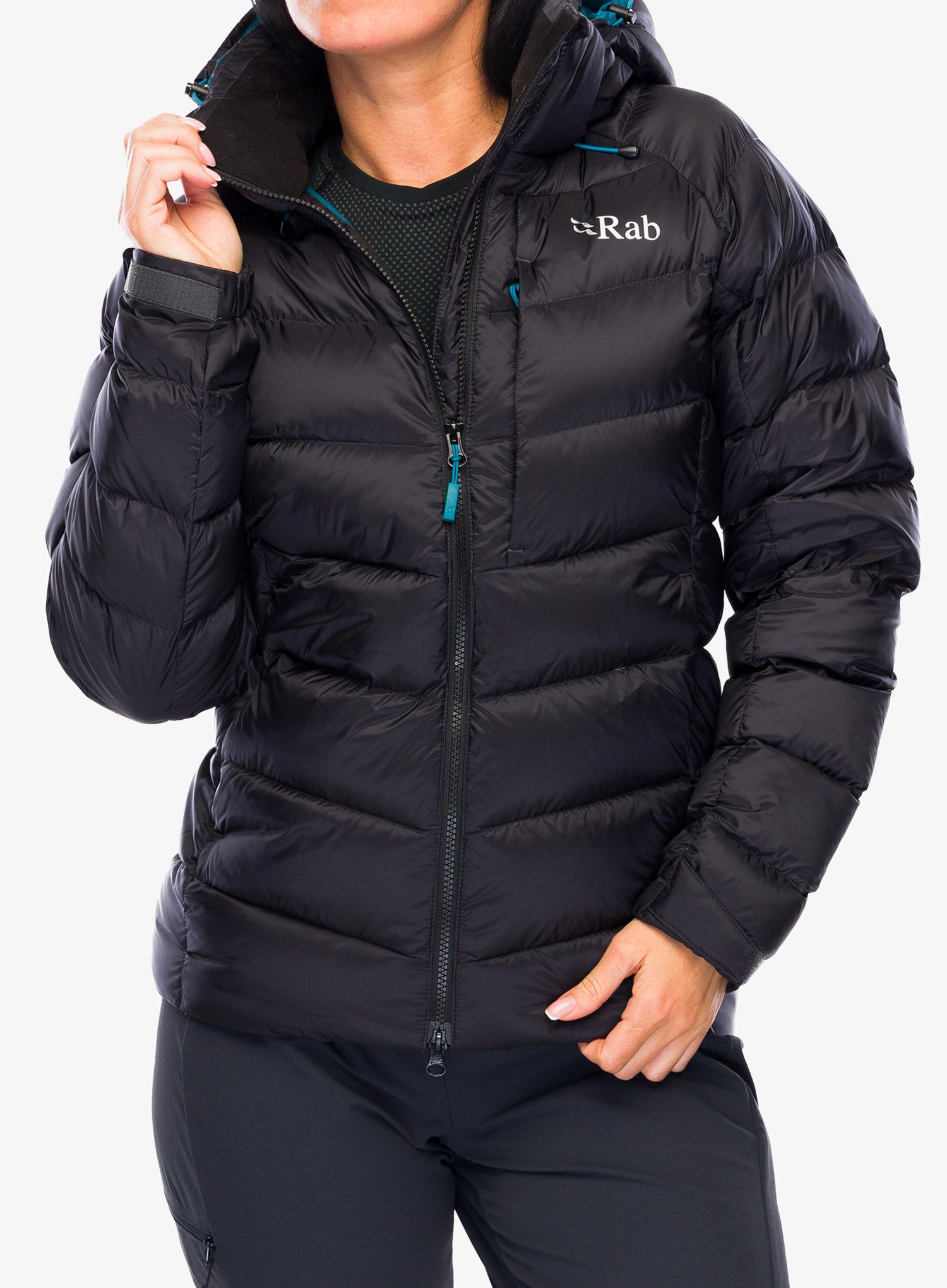 Ženska perjana jakna Rab Axion Pro Jacket - anthracite