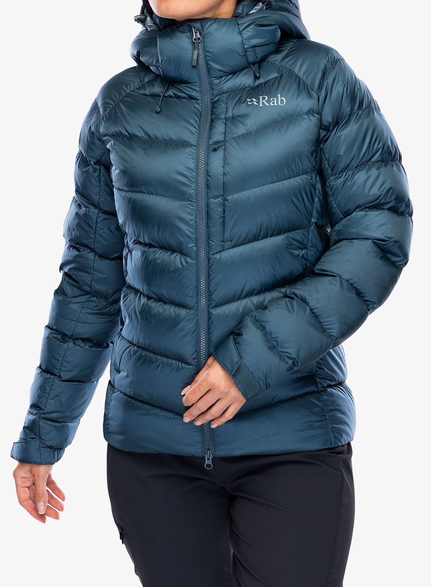 Ženska perjana jakna Rab Axion Pro Jacket - orion blue