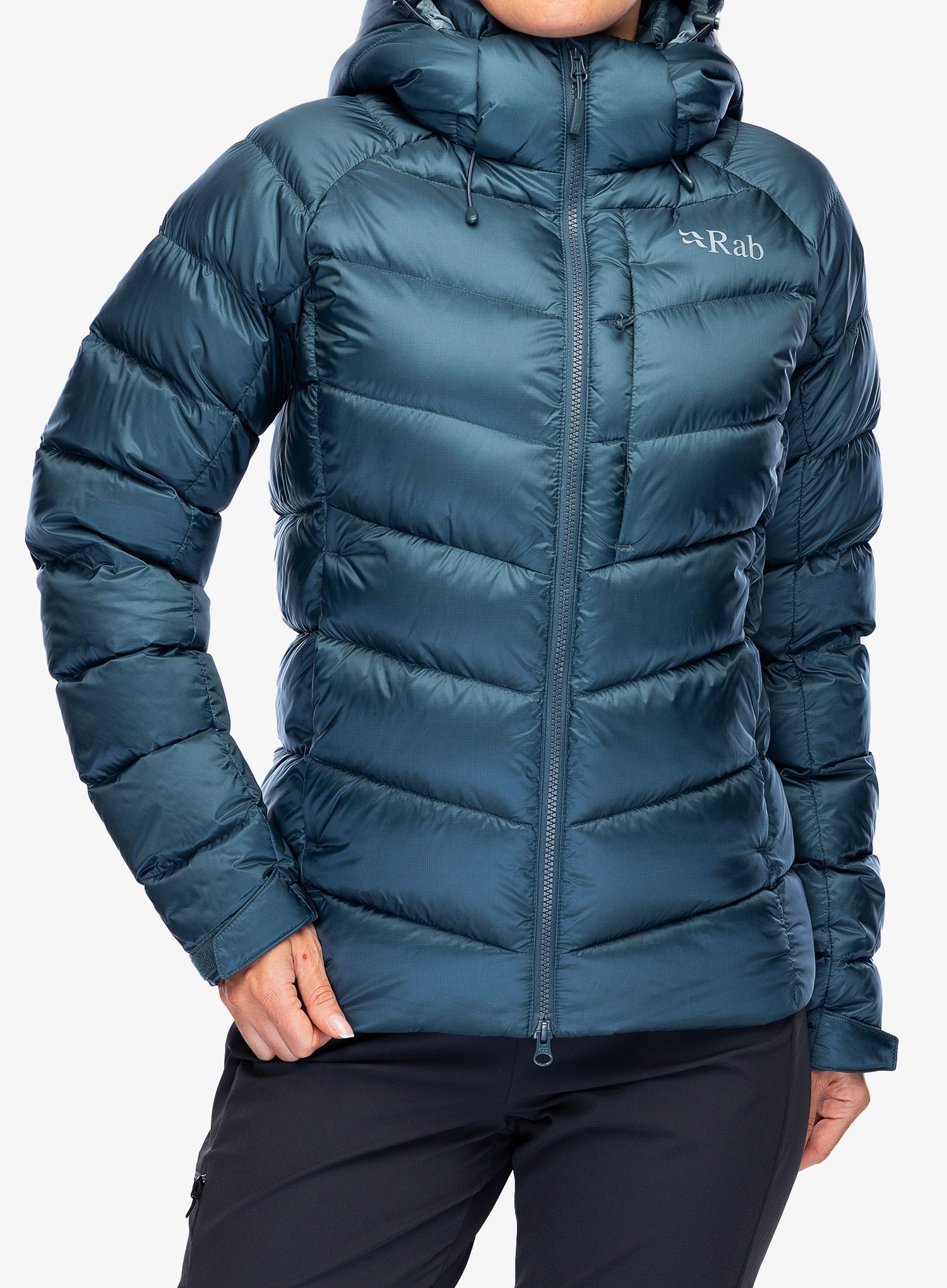 Ženska perjana jakna Rab Axion Pro Jacket - orion blue