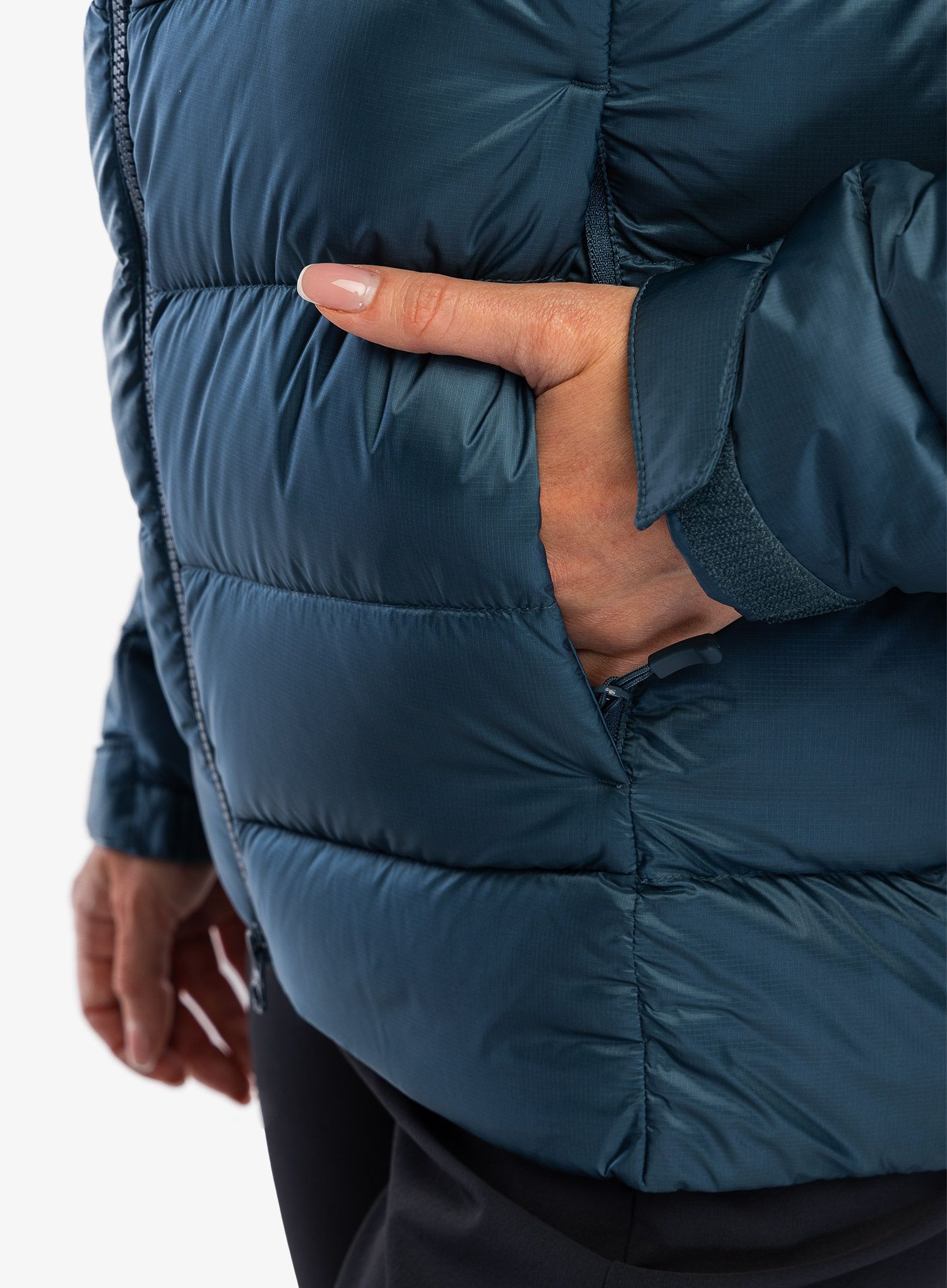 Ženska perjana jakna Rab Axion Pro Jacket - orion blue