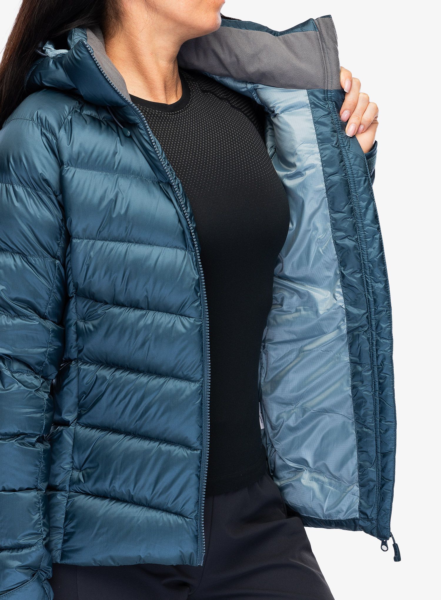 Ženska perjana jakna Rab Axion Pro Jacket - orion blue