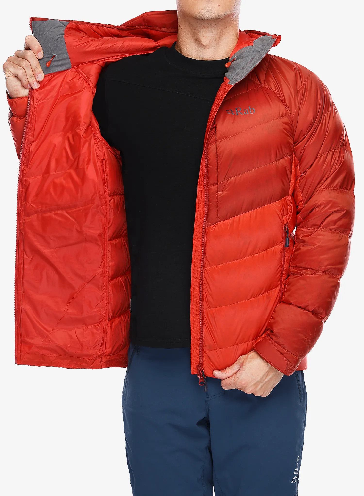 Pernata jakna Rab Axion Pro Jacket - tuscan red/dark horizon