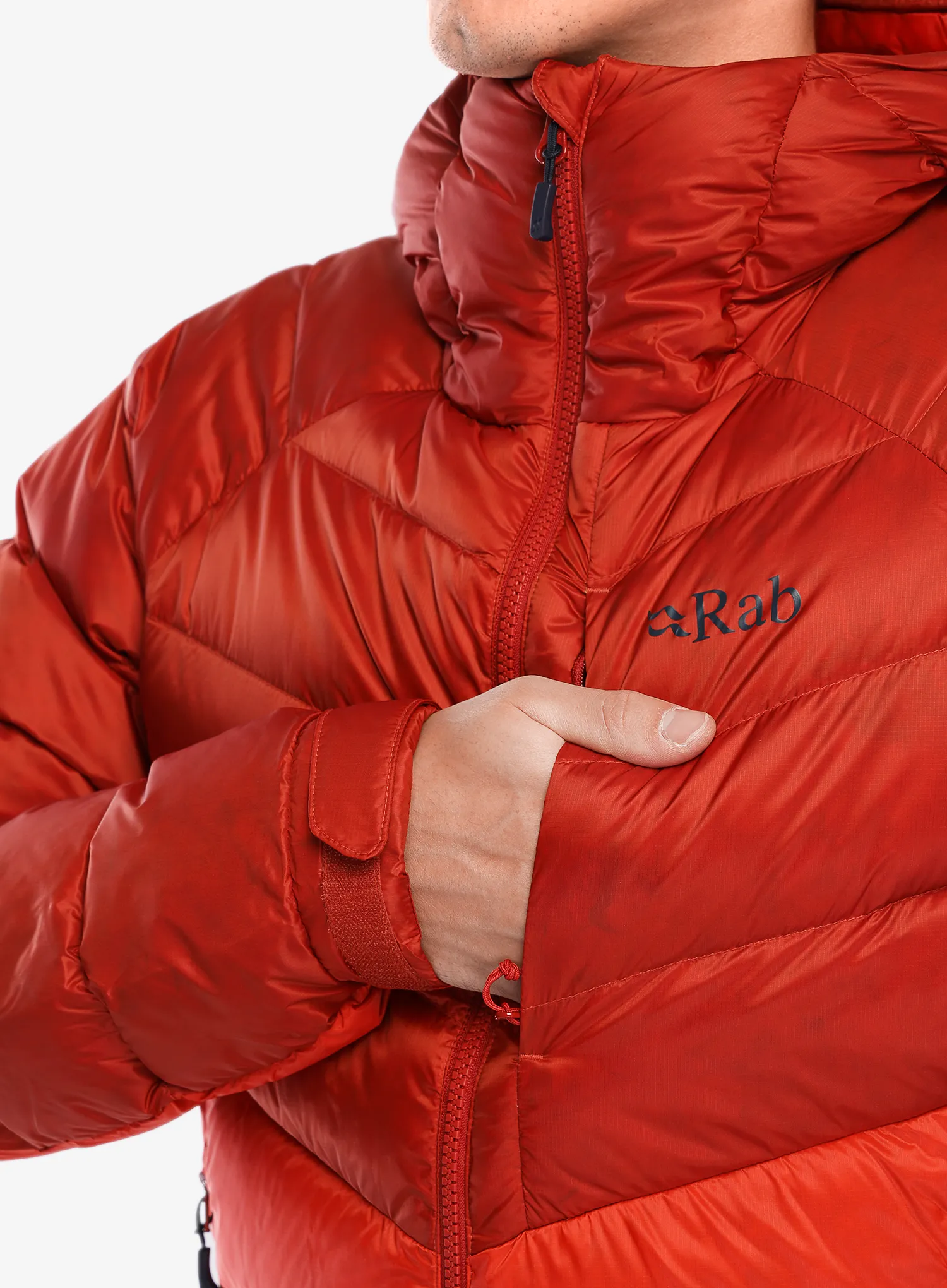 Pernata jakna Rab Axion Pro Jacket - tuscan red/dark horizon