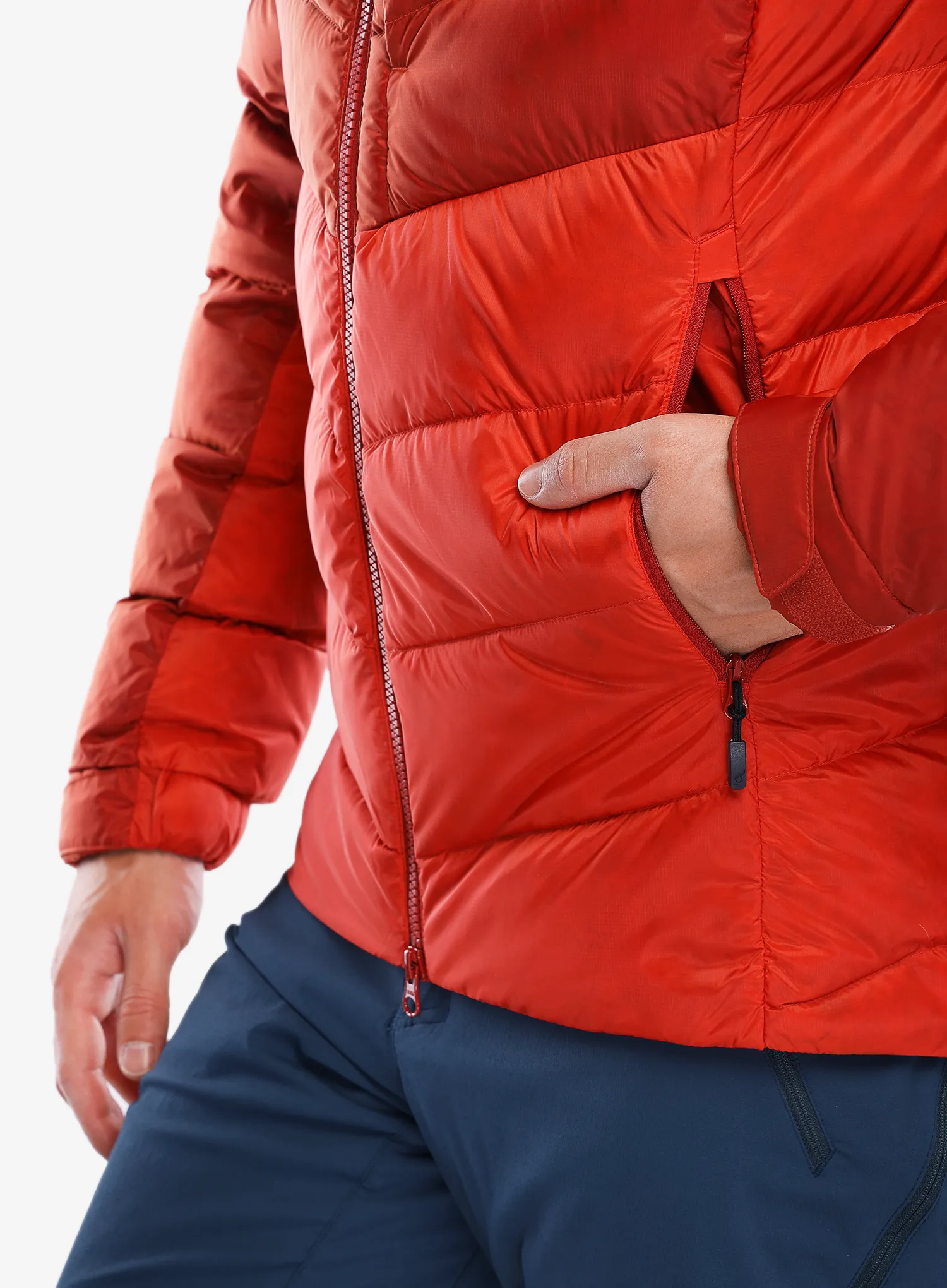 Pernata jakna Rab Axion Pro Jacket - tuscan red/dark horizon