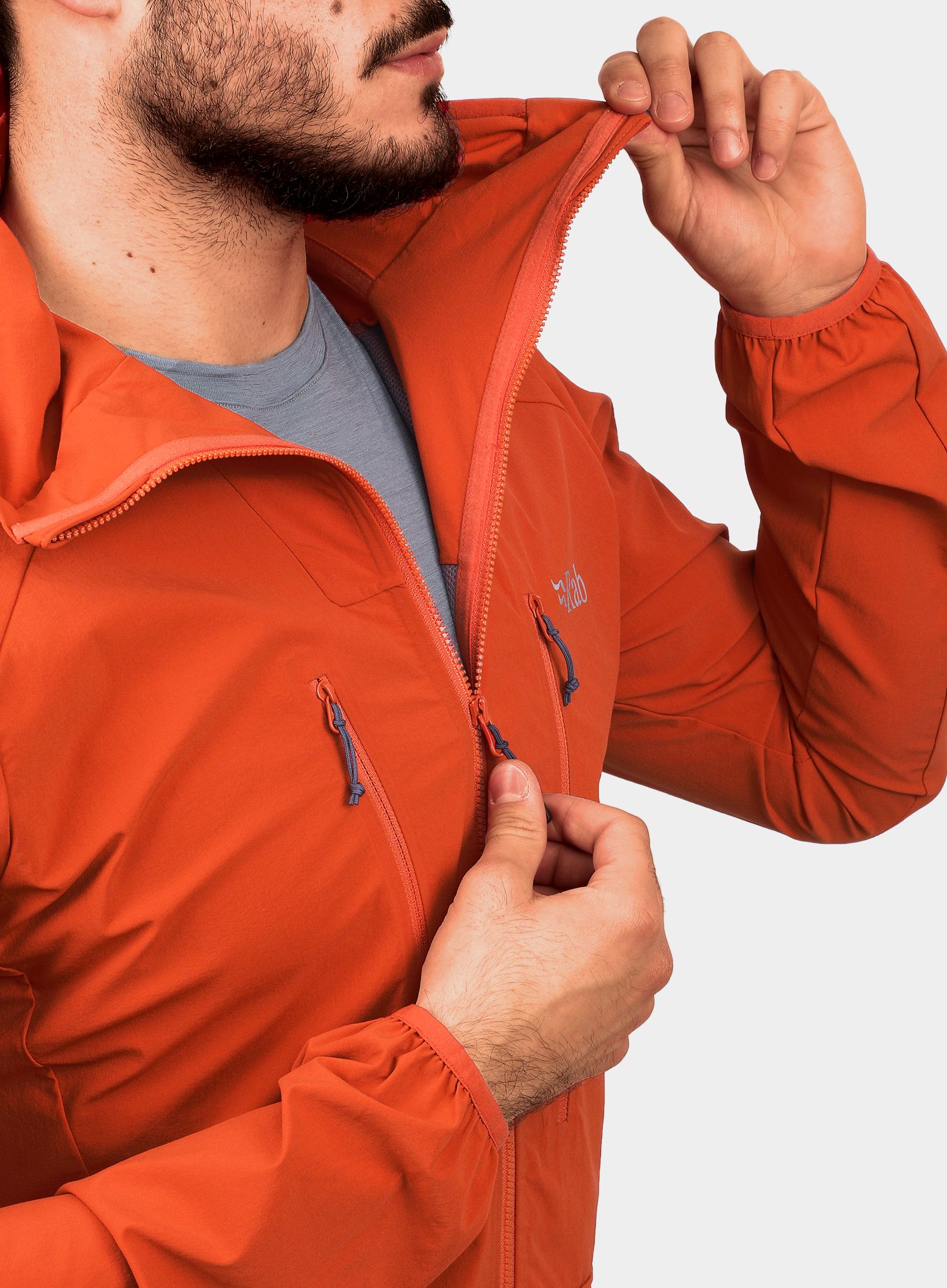 Softshell jakna Rab Borealis Jacket - firecracker
