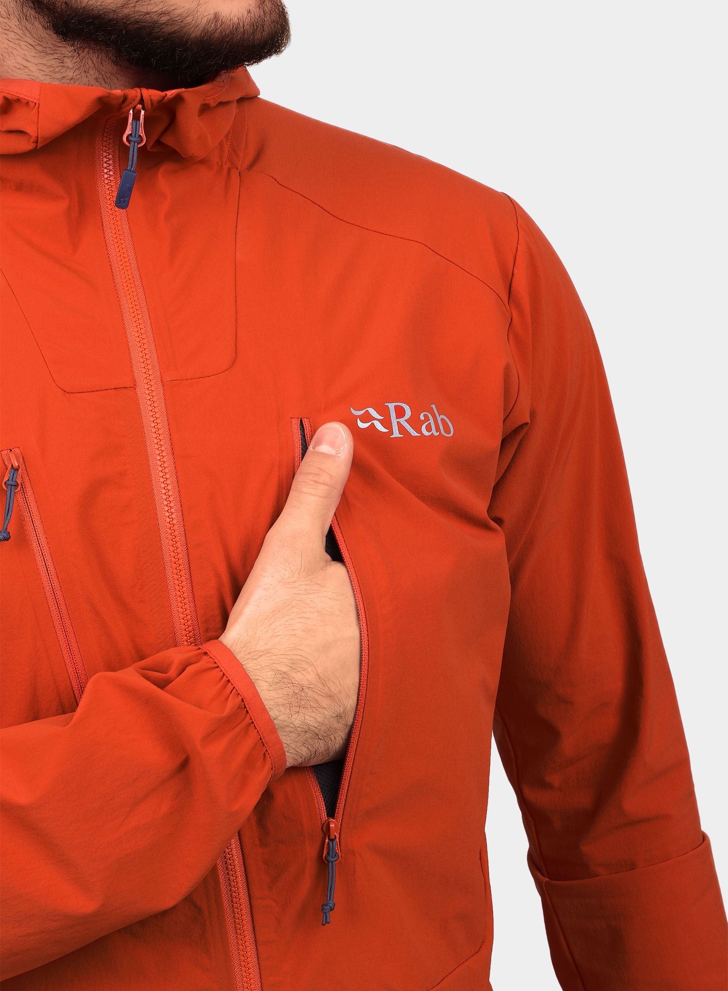 Softshell jakna Rab Borealis Jacket - firecracker