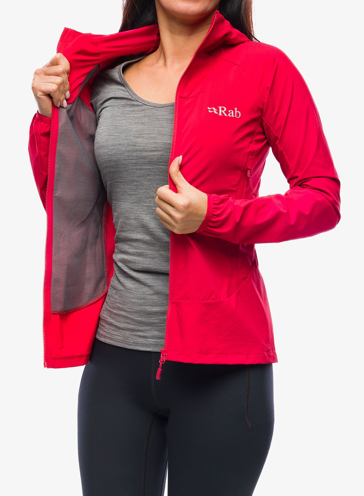Ženska jakna Rab Borealis Jacket - ruby