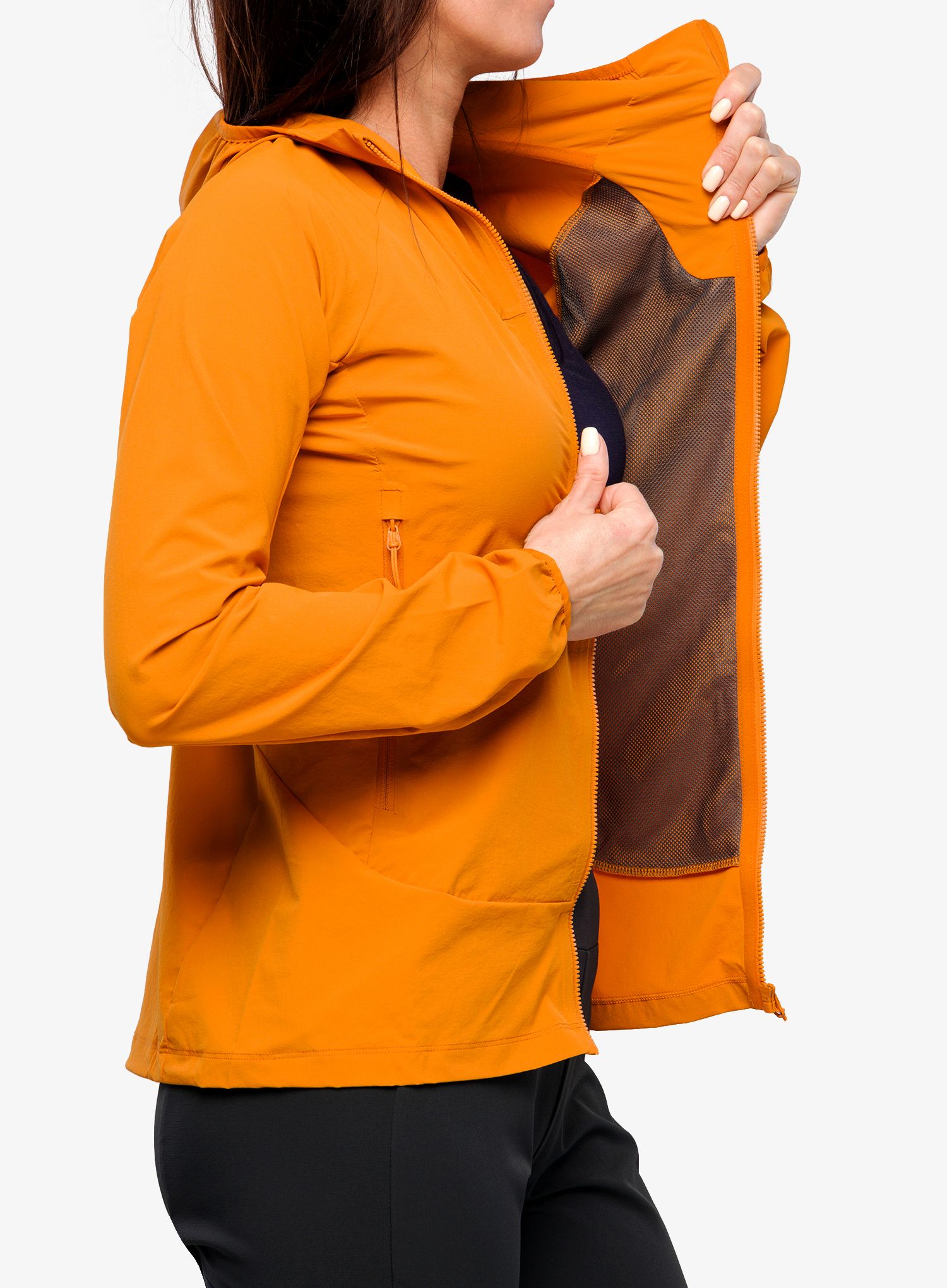 Ženski softshell Rab Borealis Jacket - marmalade