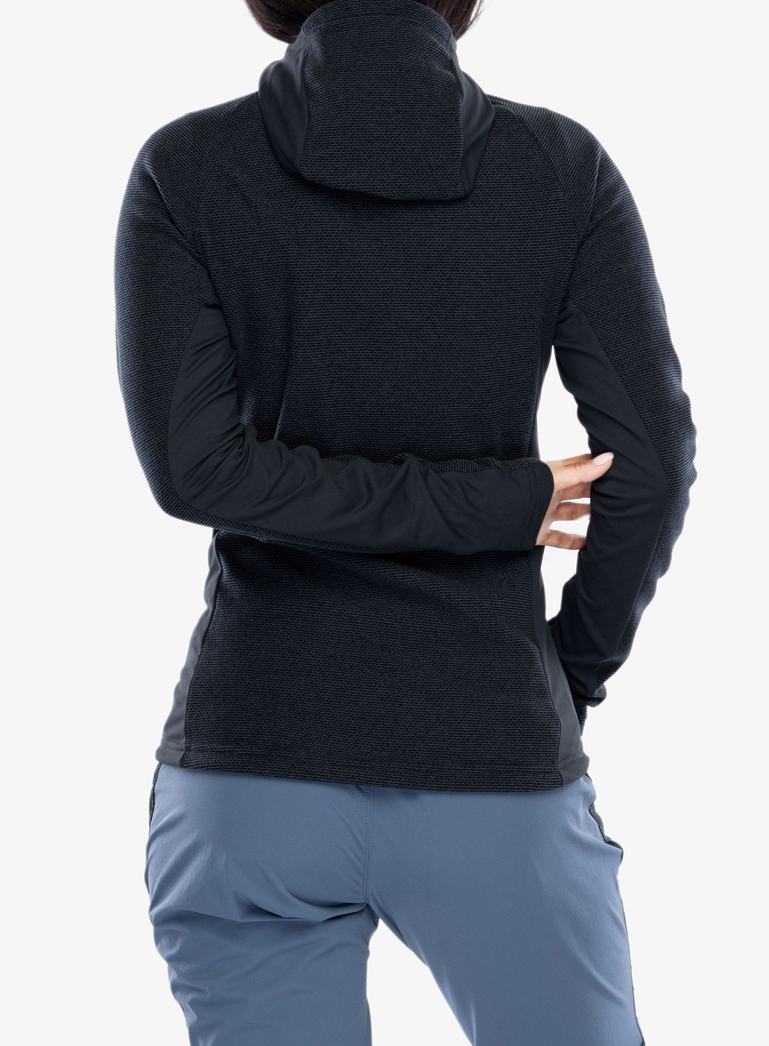 Ženska dukserica od flisa Rab Capacitor Hoody - beluga