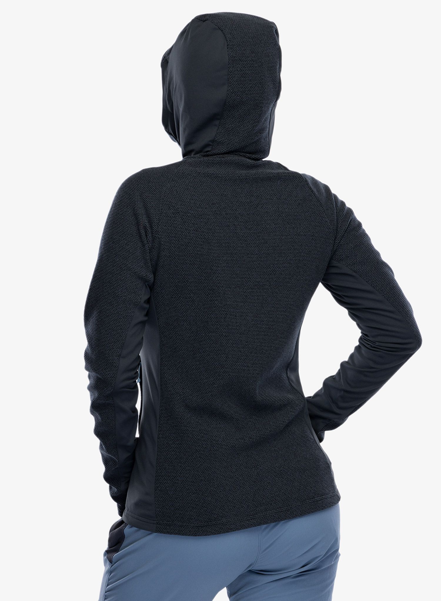 Ženska dukserica od flisa Rab Capacitor Hoody - beluga