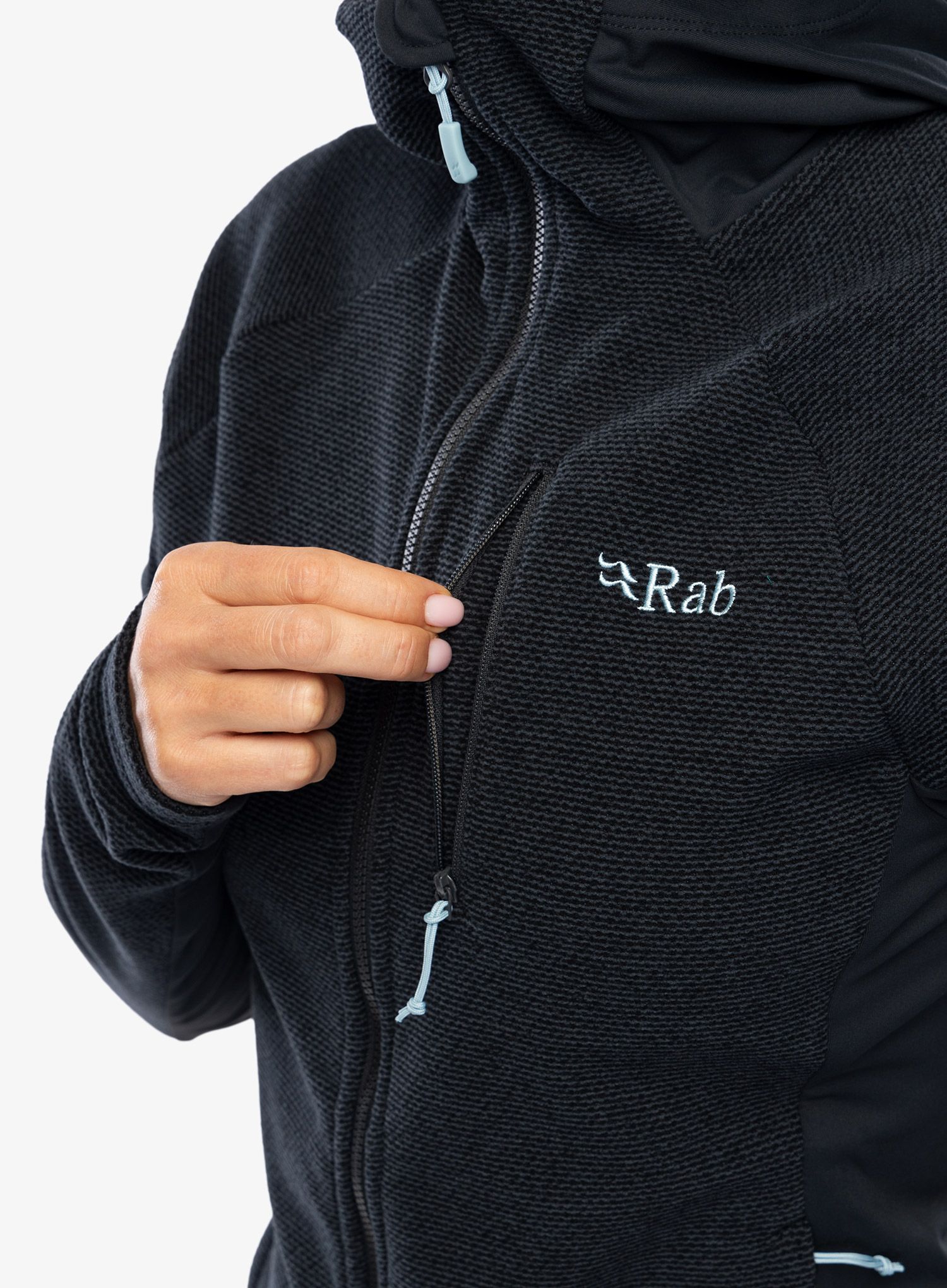 Ženska dukserica od flisa Rab Capacitor Hoody - beluga