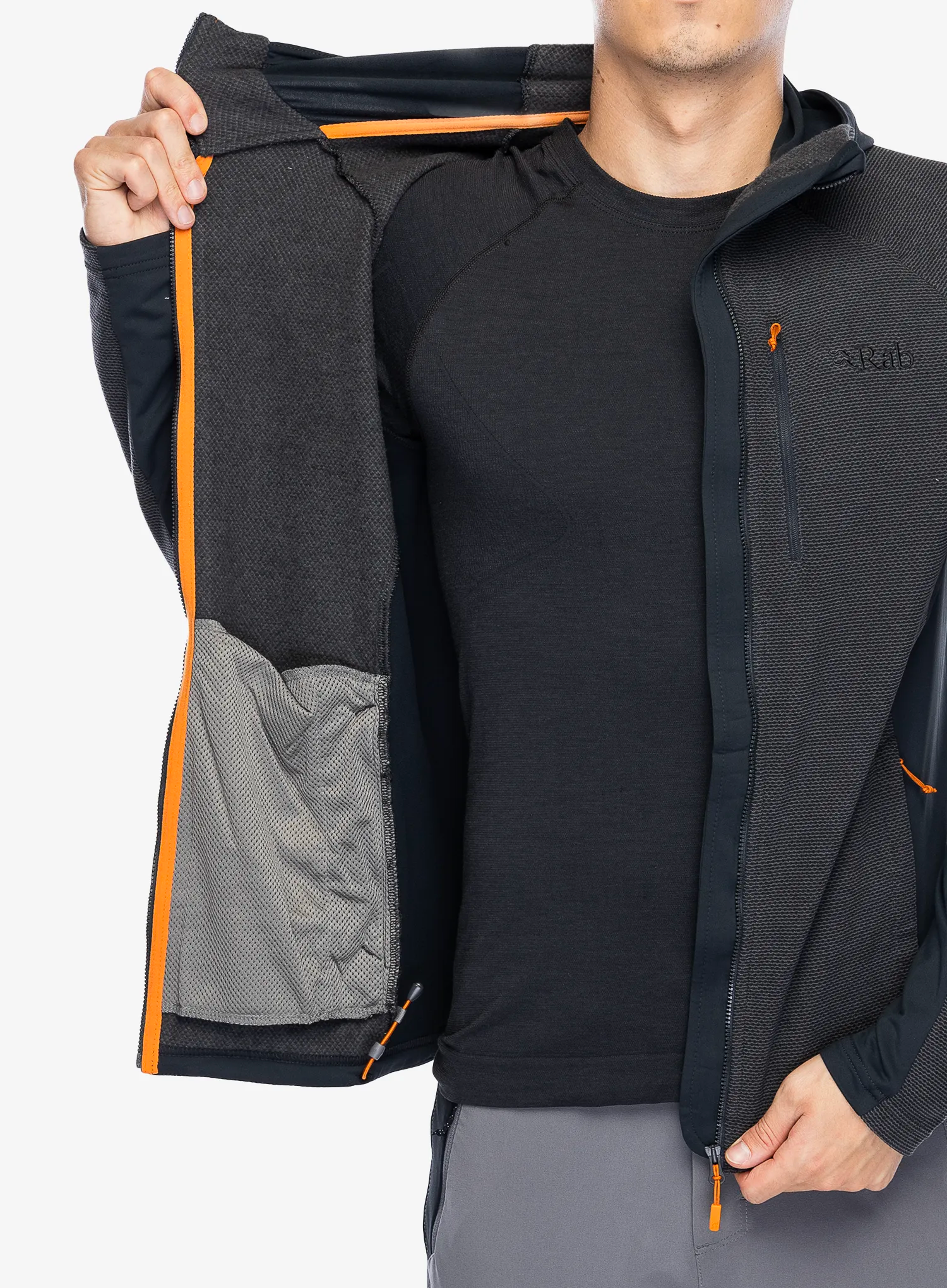 Majica s kapuljačom Rab Capacitor Hoody - graphene