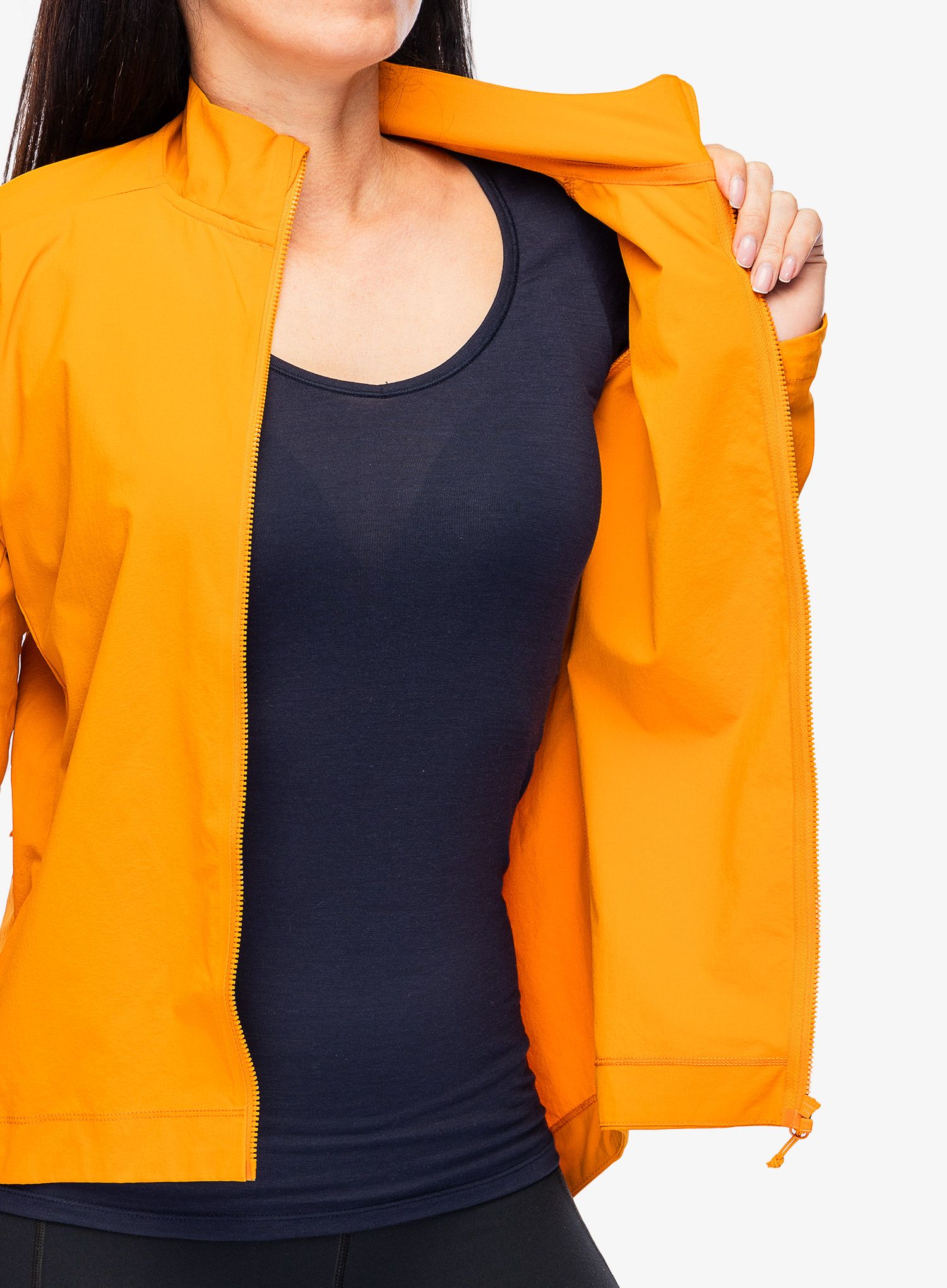 Ženska biciklistička jakna Rab Cinder Borealis Jacket - marmalade
