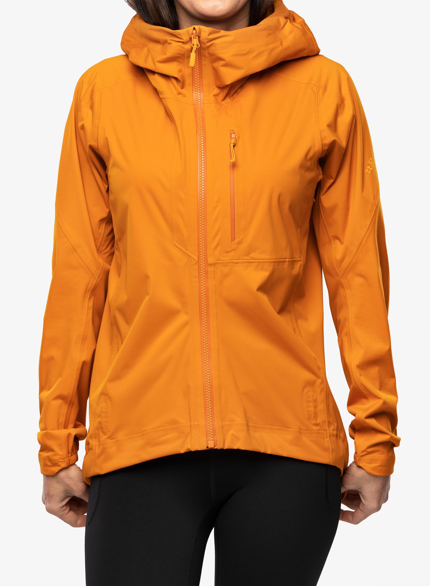 Ženska jakna s membranom Rab Cinder Kinetic Jacket - marmalade