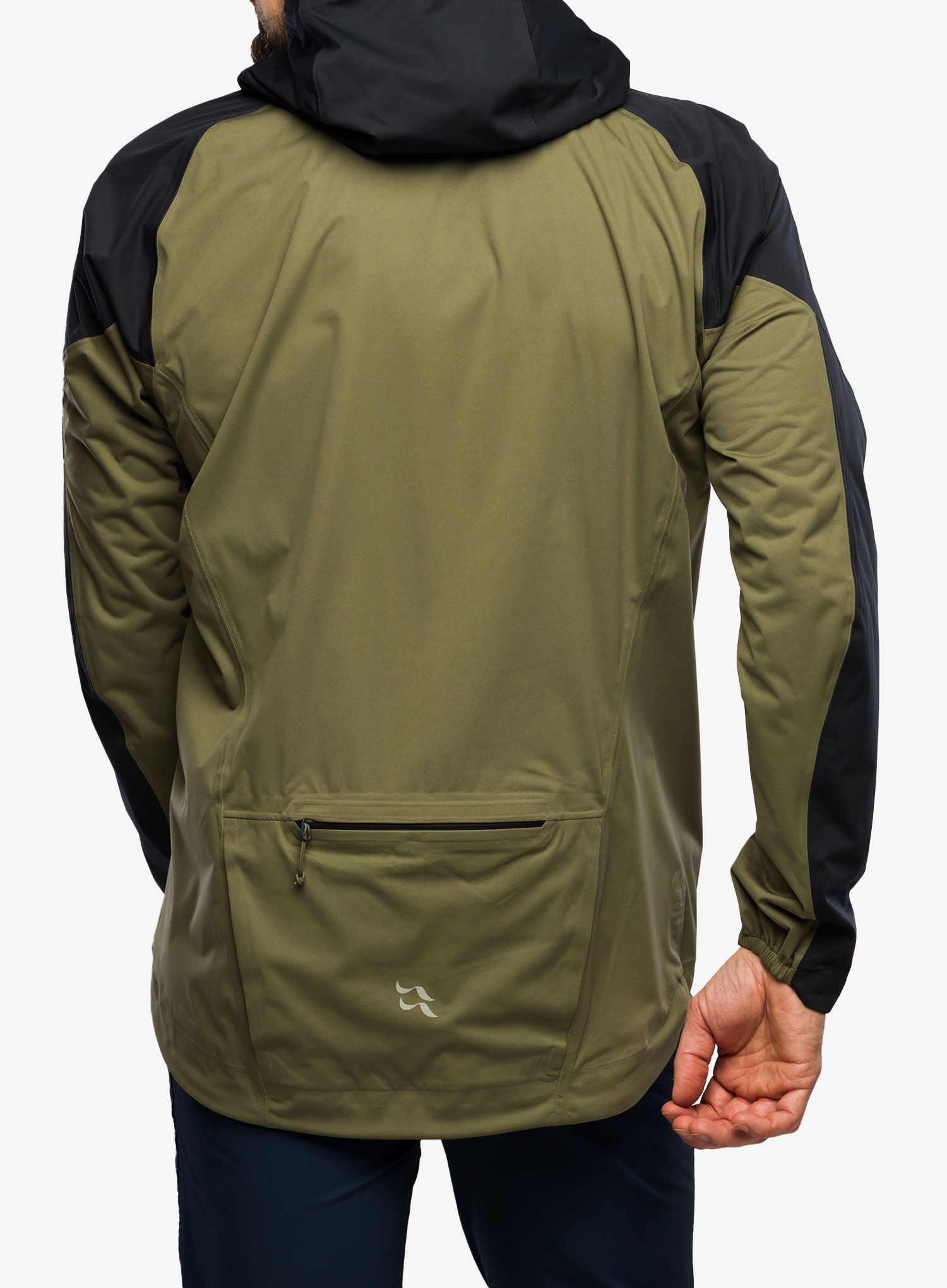 Kišna jakna Rab Cinder Kinetic Jacket - light khaki/beluga