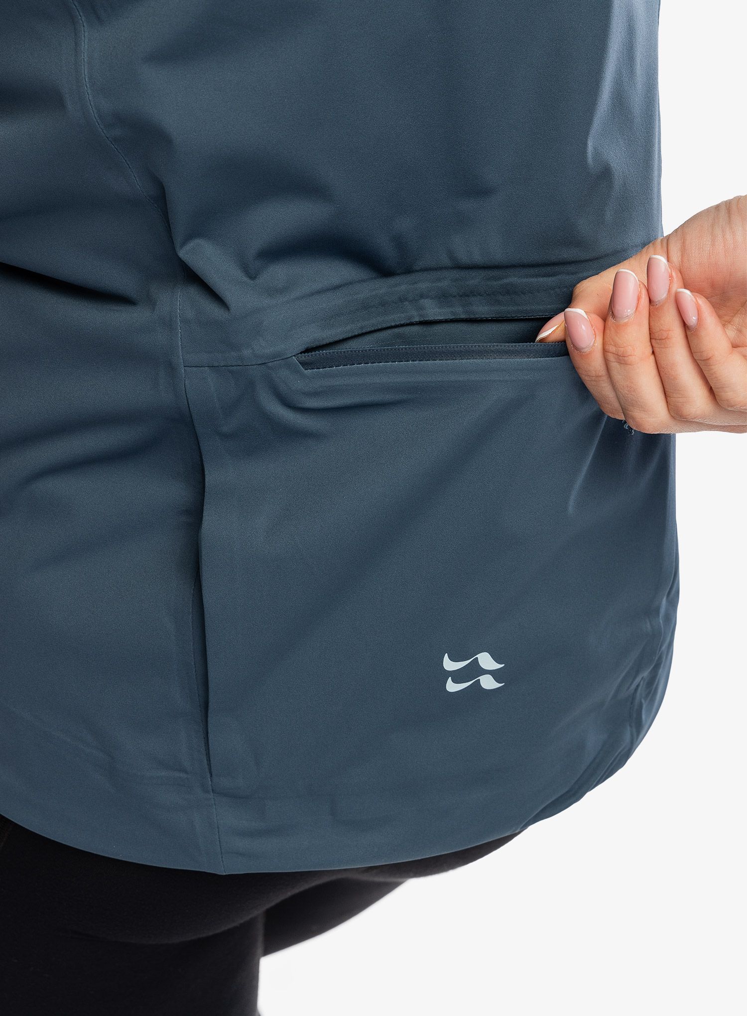 Ženska jakna s membranom Rab Cinder Kinetic Jacket - orion blue