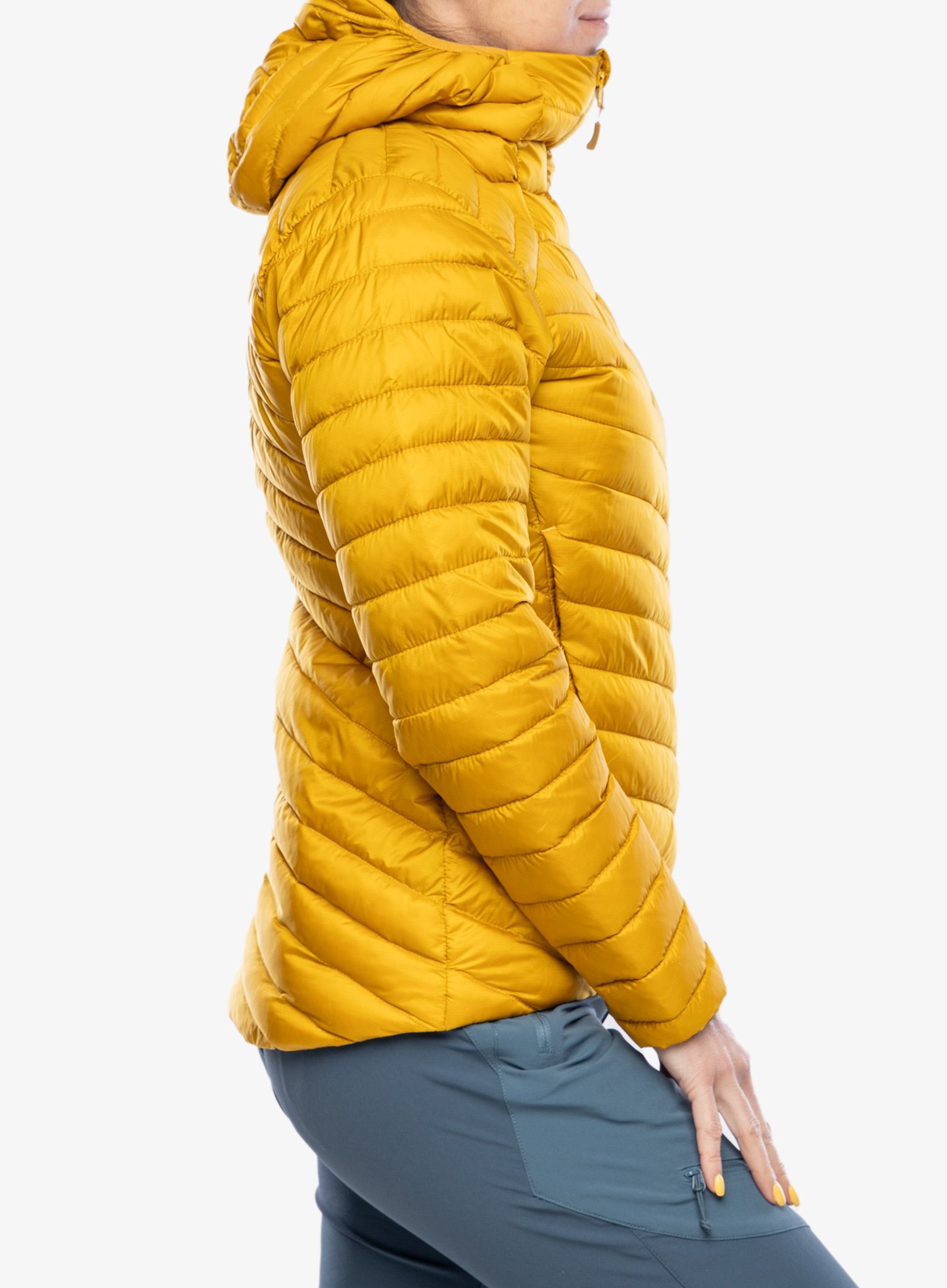 Jakna s postavom ženska Rab Cirrus Alpine Jacket - sahara