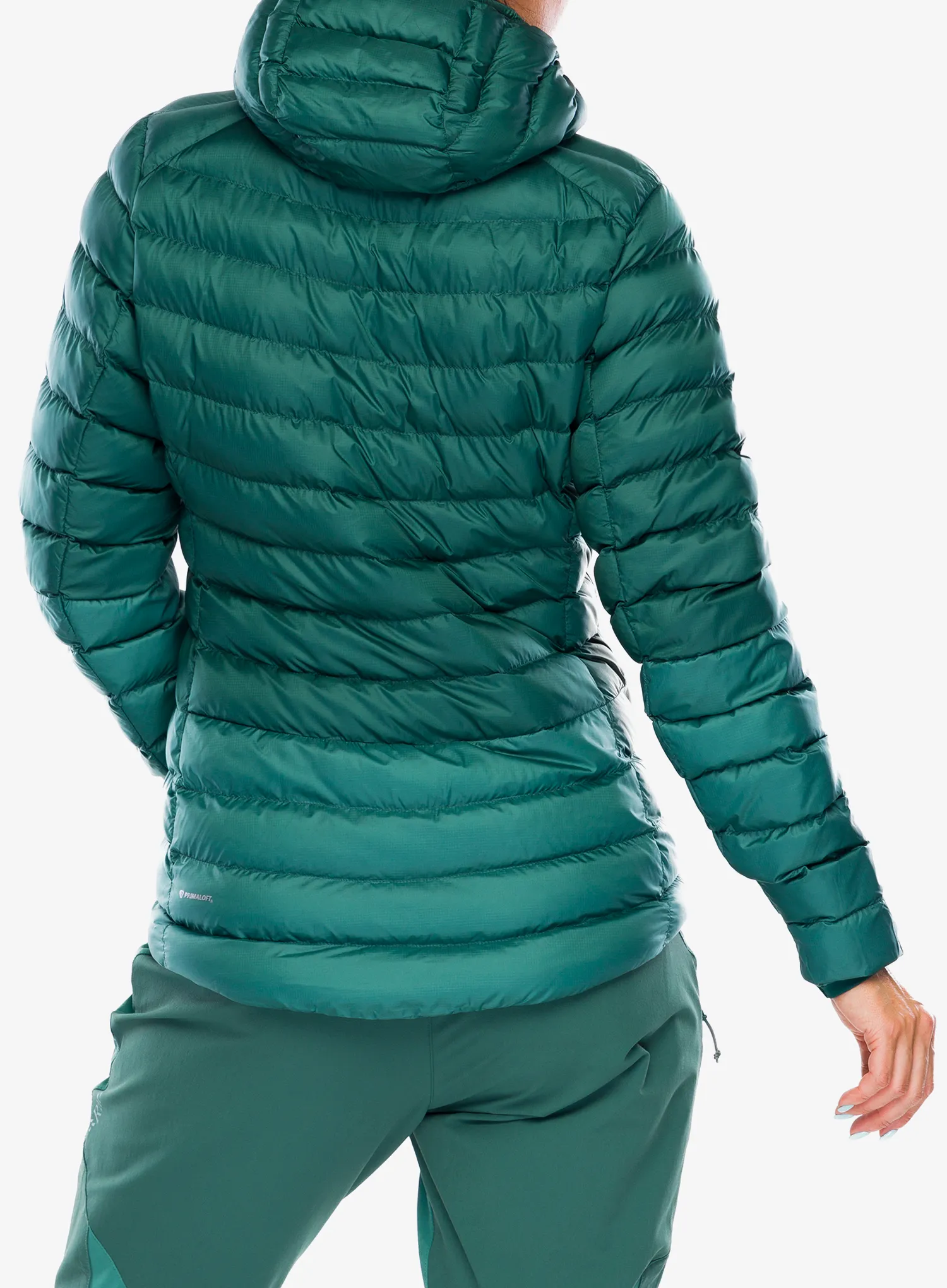 Jakna s postavom ženska Rab Cirrus Alpine - green slate/eucalyptus