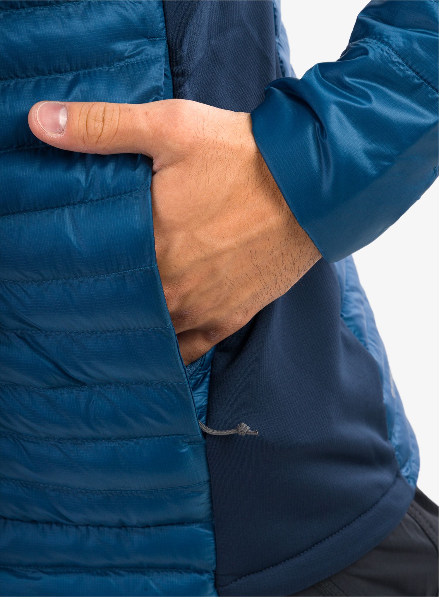 Jakna s postavom Rab Cirrus Flex 2.0 Hoody - denim