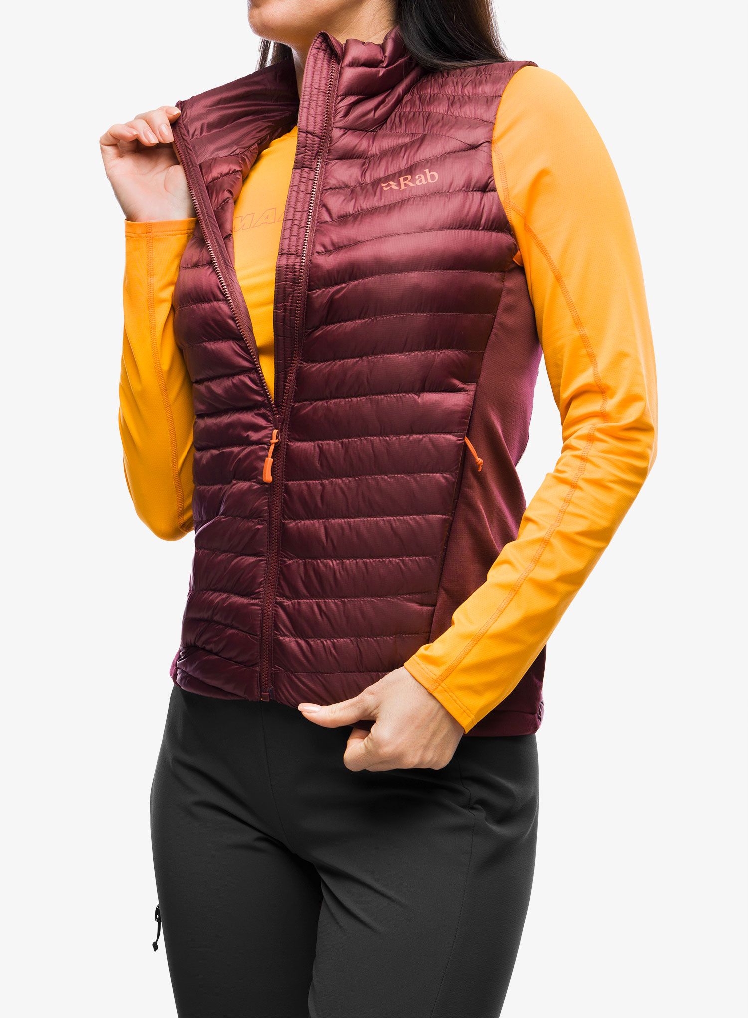 Ženski prsluk Rab Cirrus Flex 2.0 Vest - deep heather