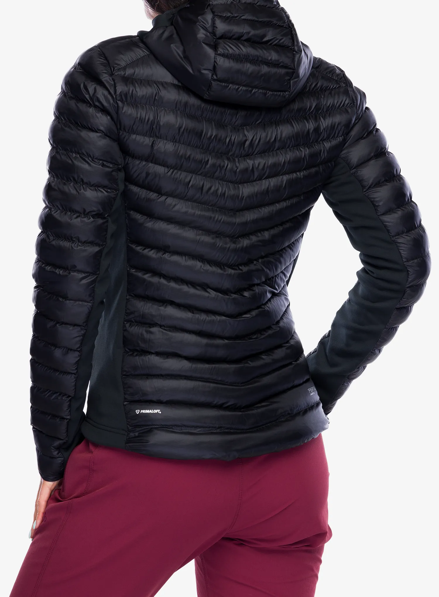 Jakna s postavom ženska Rab Cirrus Flex Hoody - black