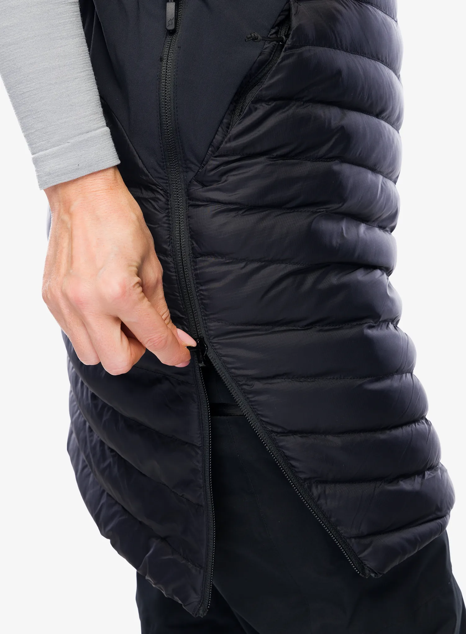 Suknja s postavom Rab Cirrus Skirt - black/graphene