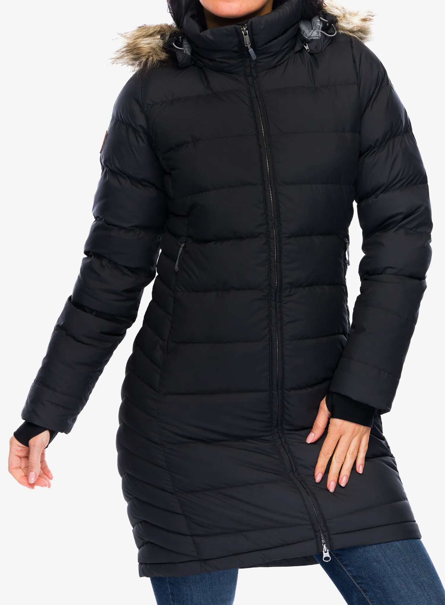 Ženski perjani kaput Rab Deep Cover Parka - black